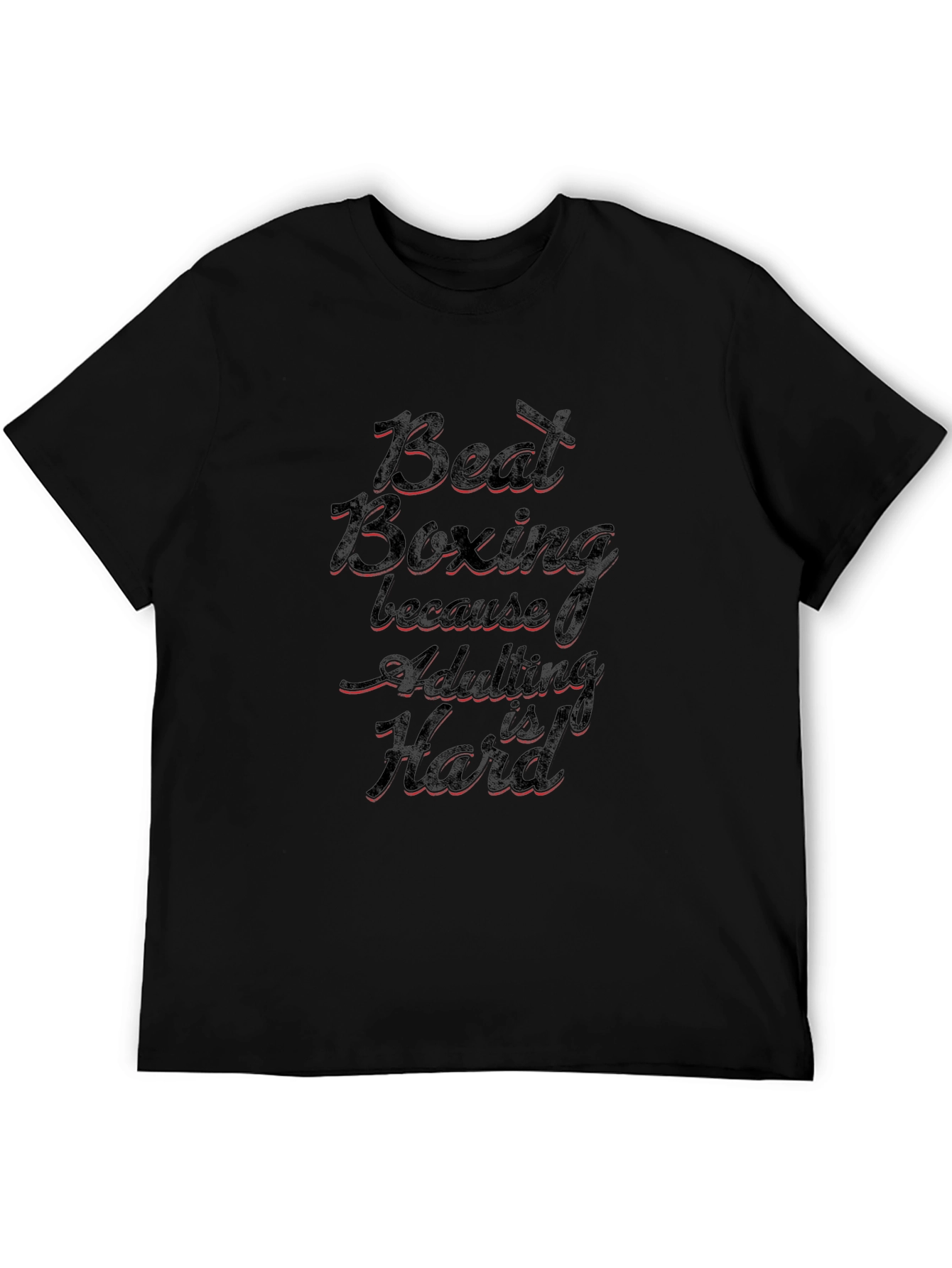 Beat Boxing Adulting Hard Graphic Tee