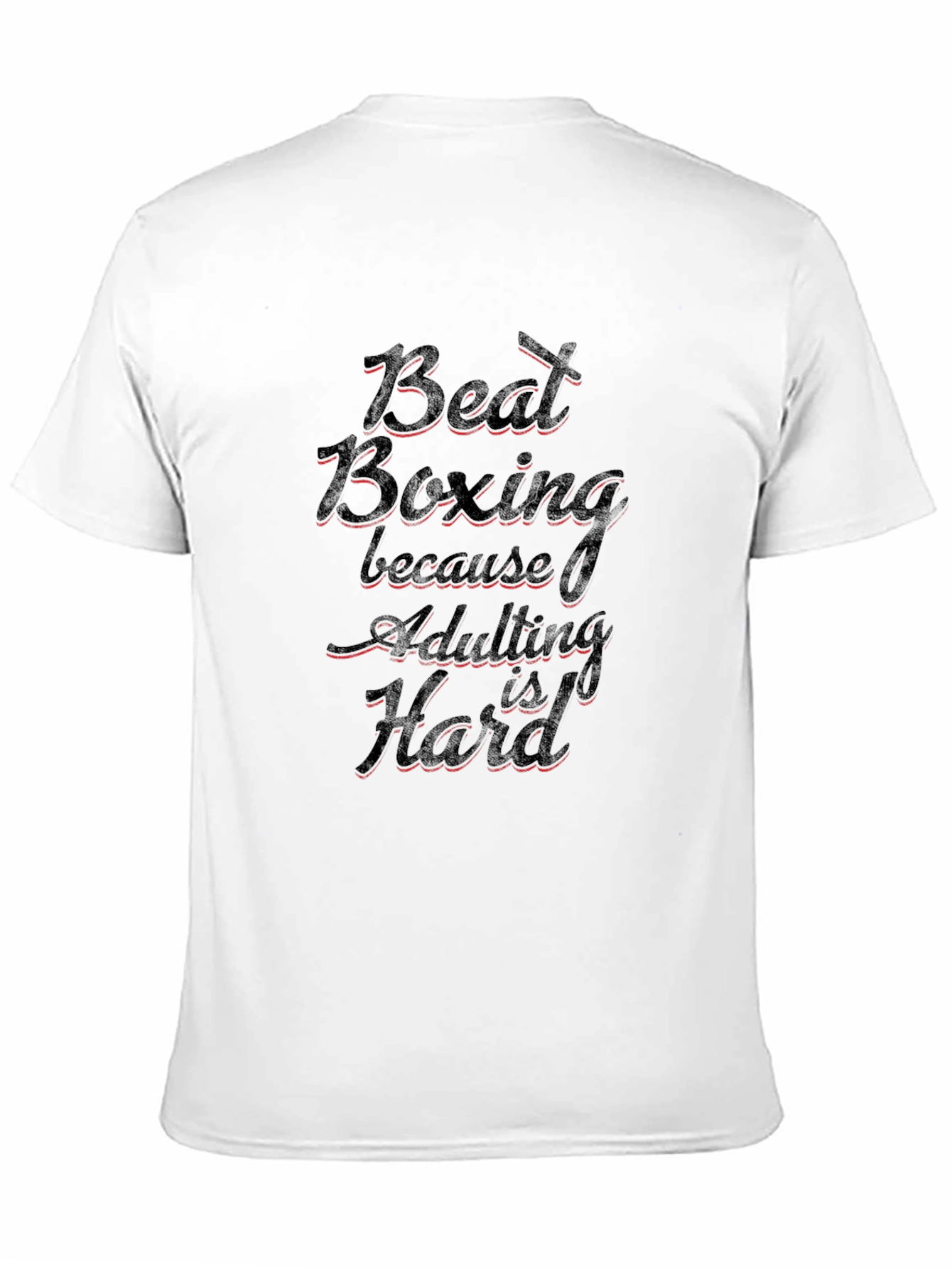 Beat Boxing Adulting Hard Graphic Tee