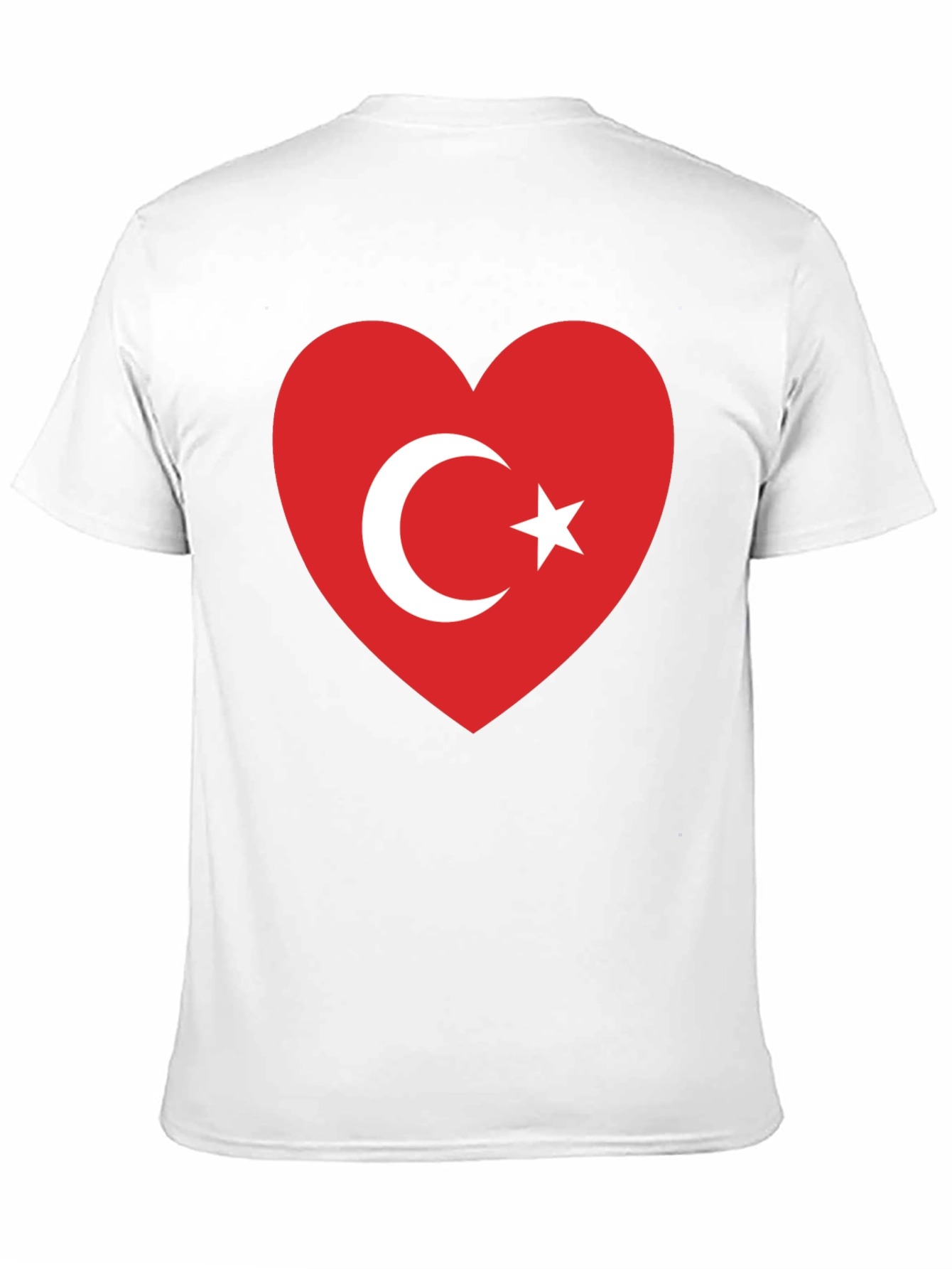 Turkey Flag Heart T-Shirt - Love Turkish Pride