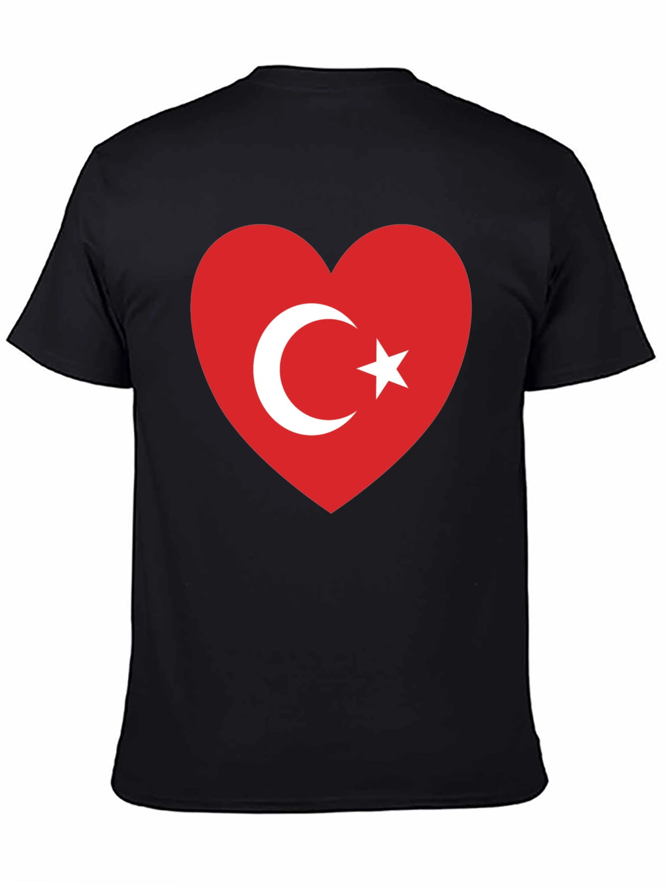 Turkey Flag Heart T-Shirt - Love Turkish Pride