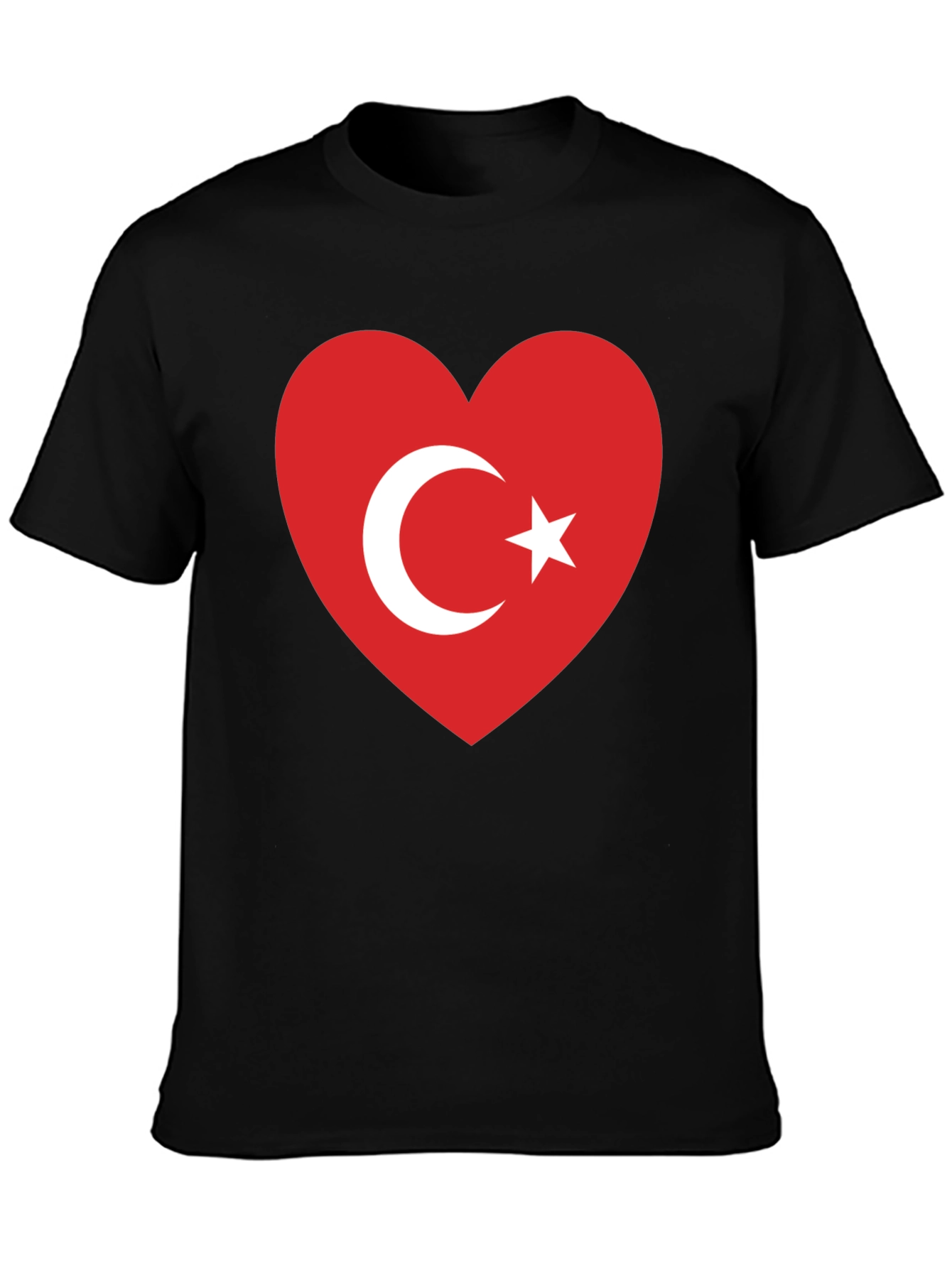 Turkey Flag Heart T-Shirt - Love Turkish Pride