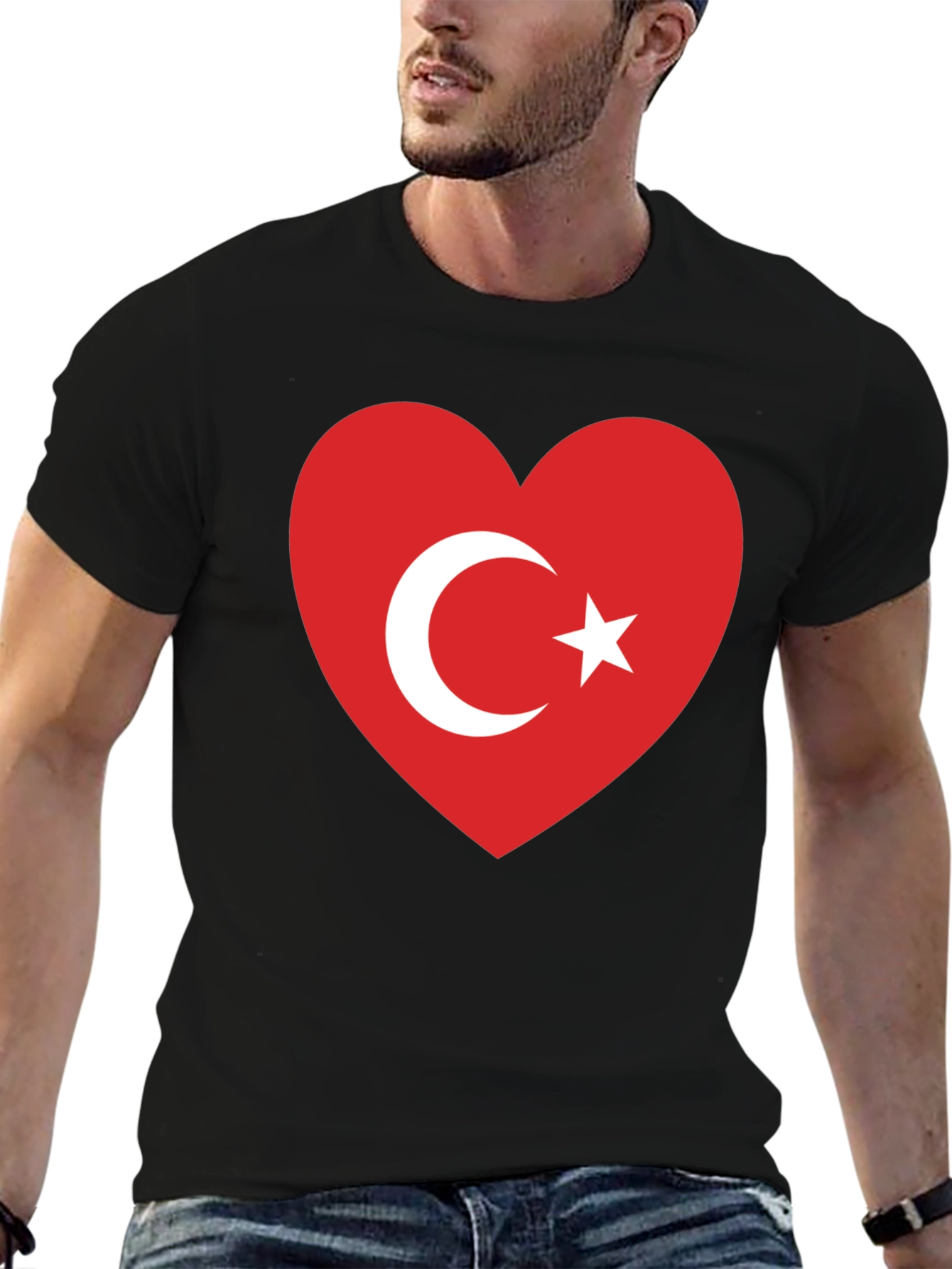 Turkey Flag Heart T-Shirt - Love Turkish Pride