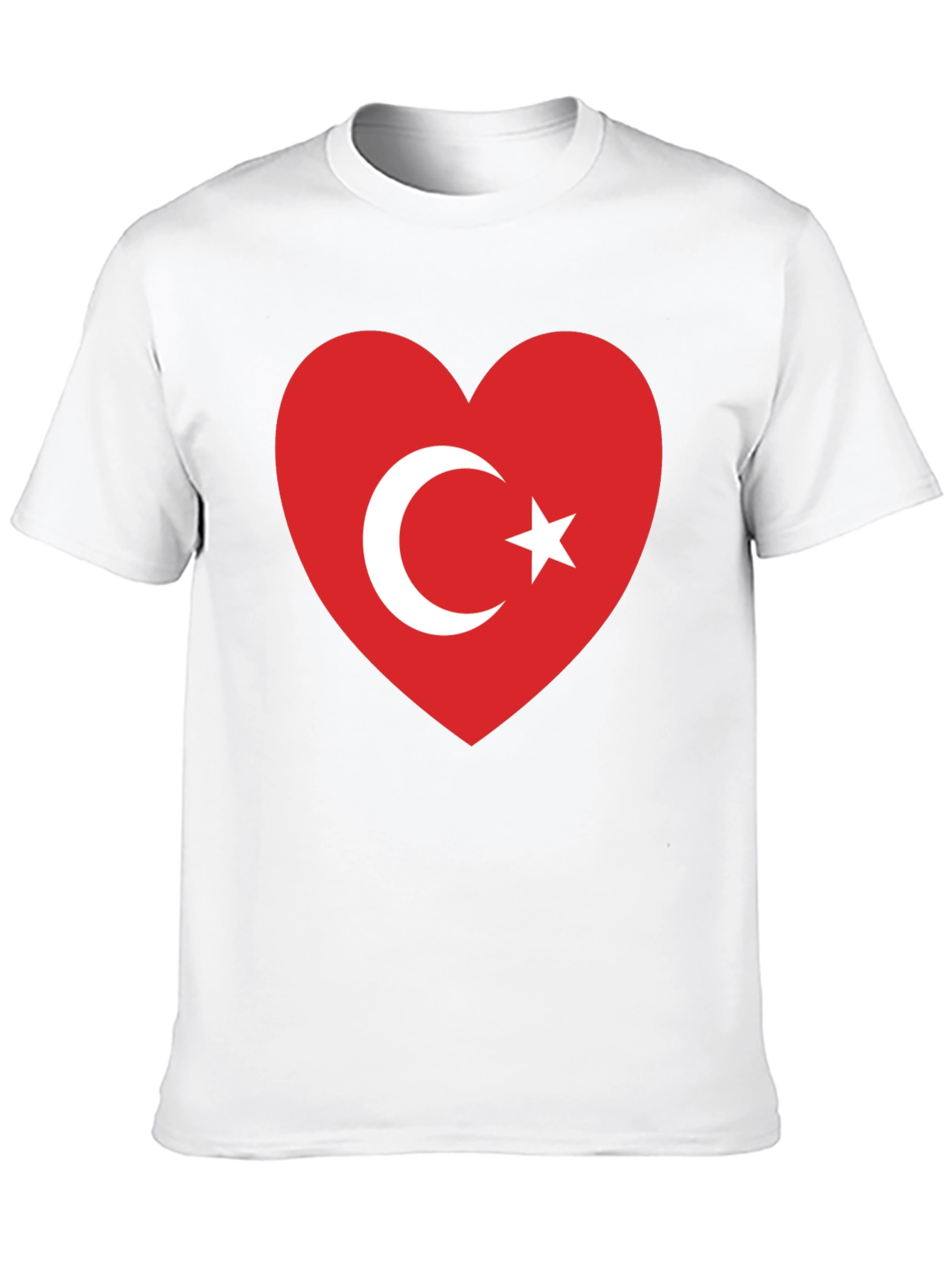 Turkey Flag Heart T-Shirt - Love Turkish Pride