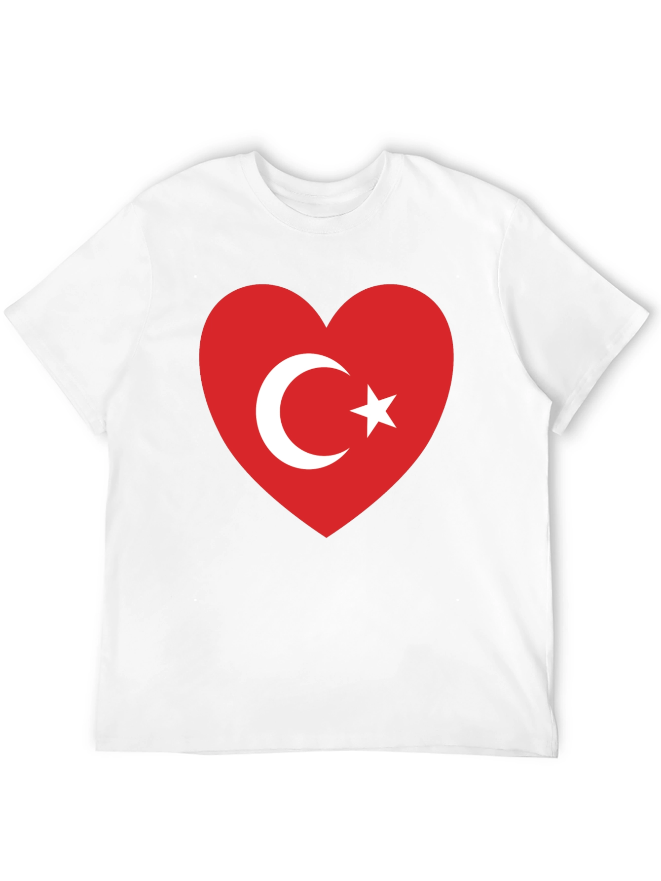 Turkey Flag Heart T-Shirt - Love Turkish Pride