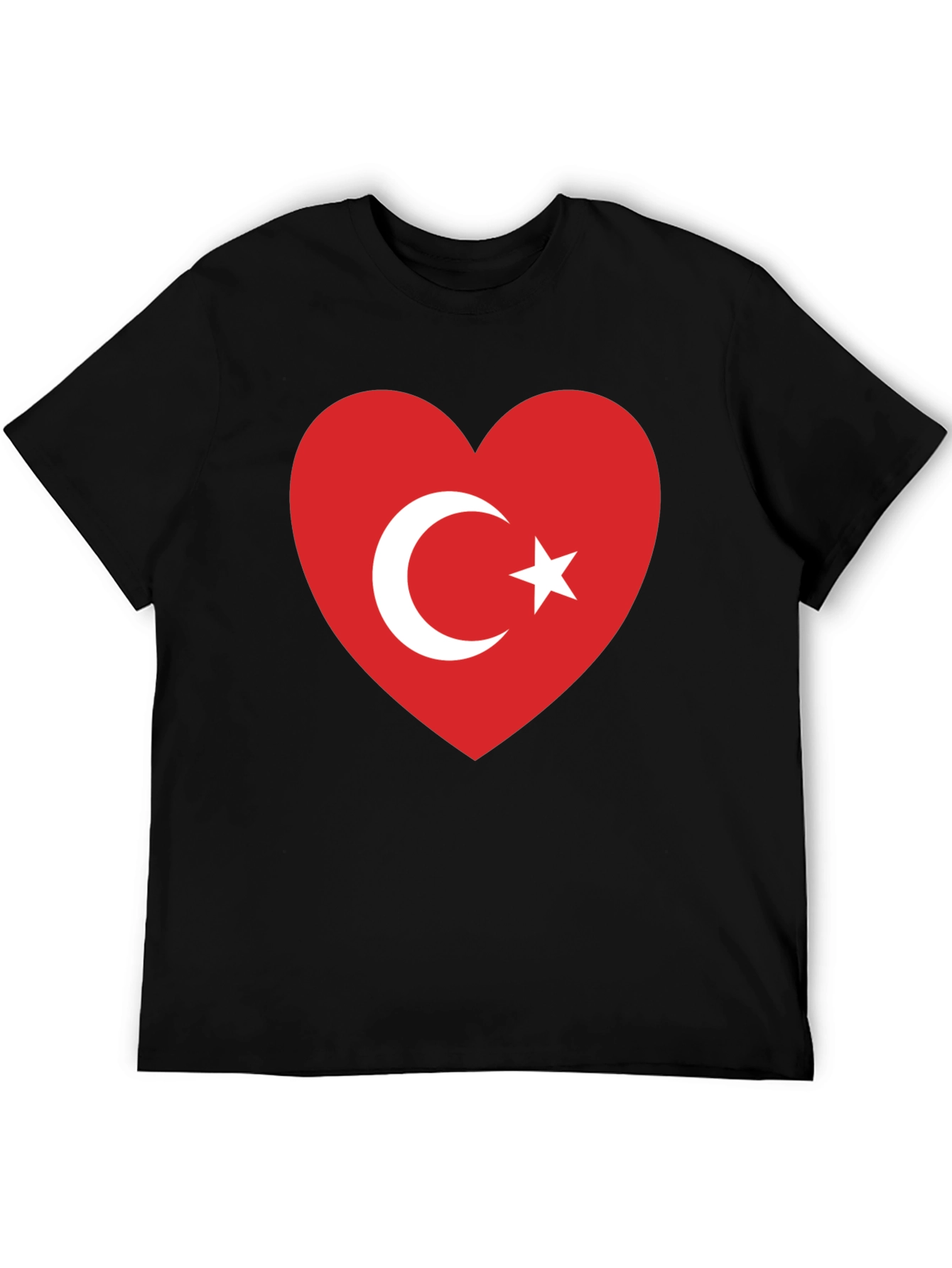 Turkey Flag Heart T-Shirt - Love Turkish Pride