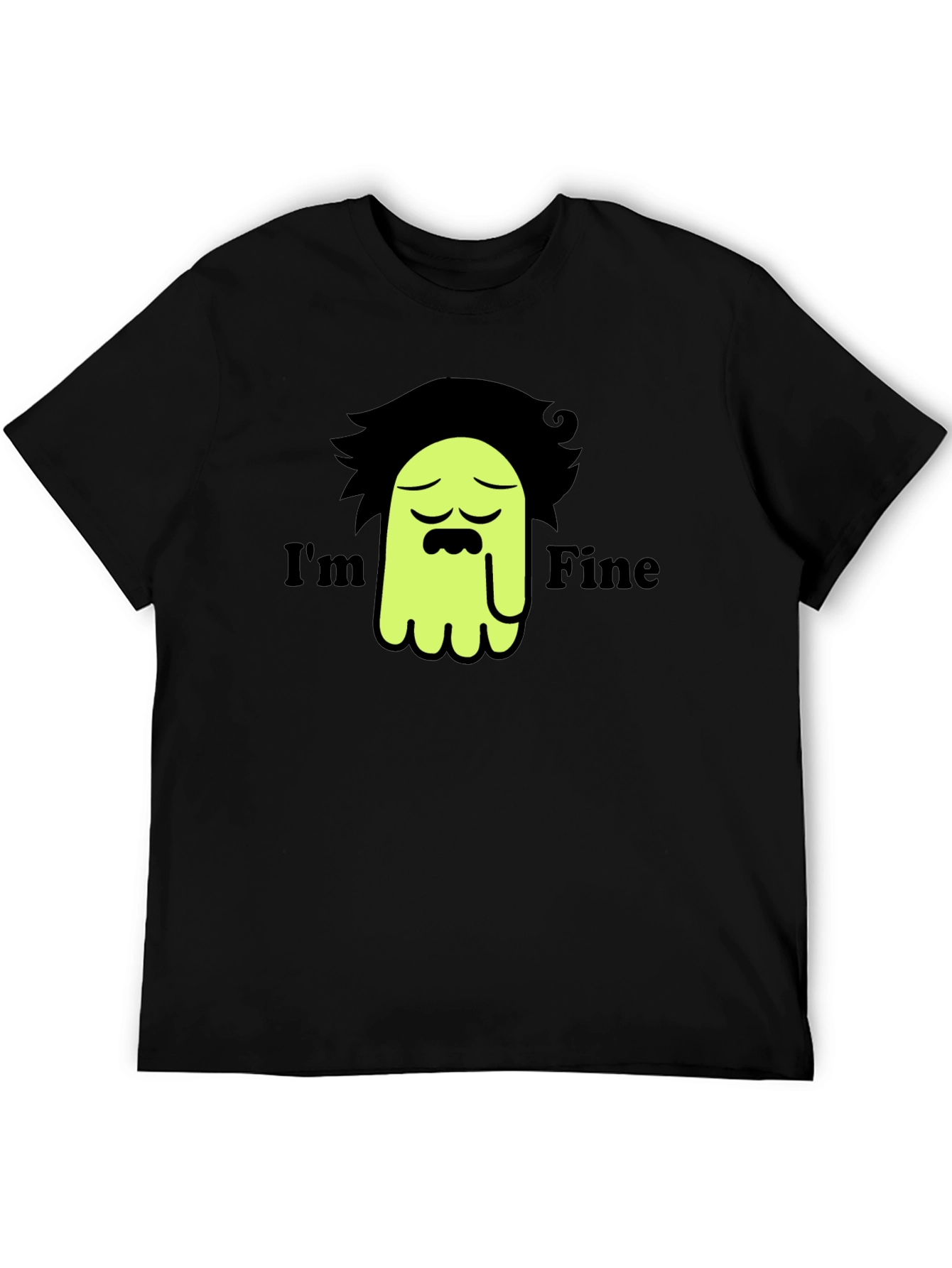 Im Fine Graphic T-Shirt - Black