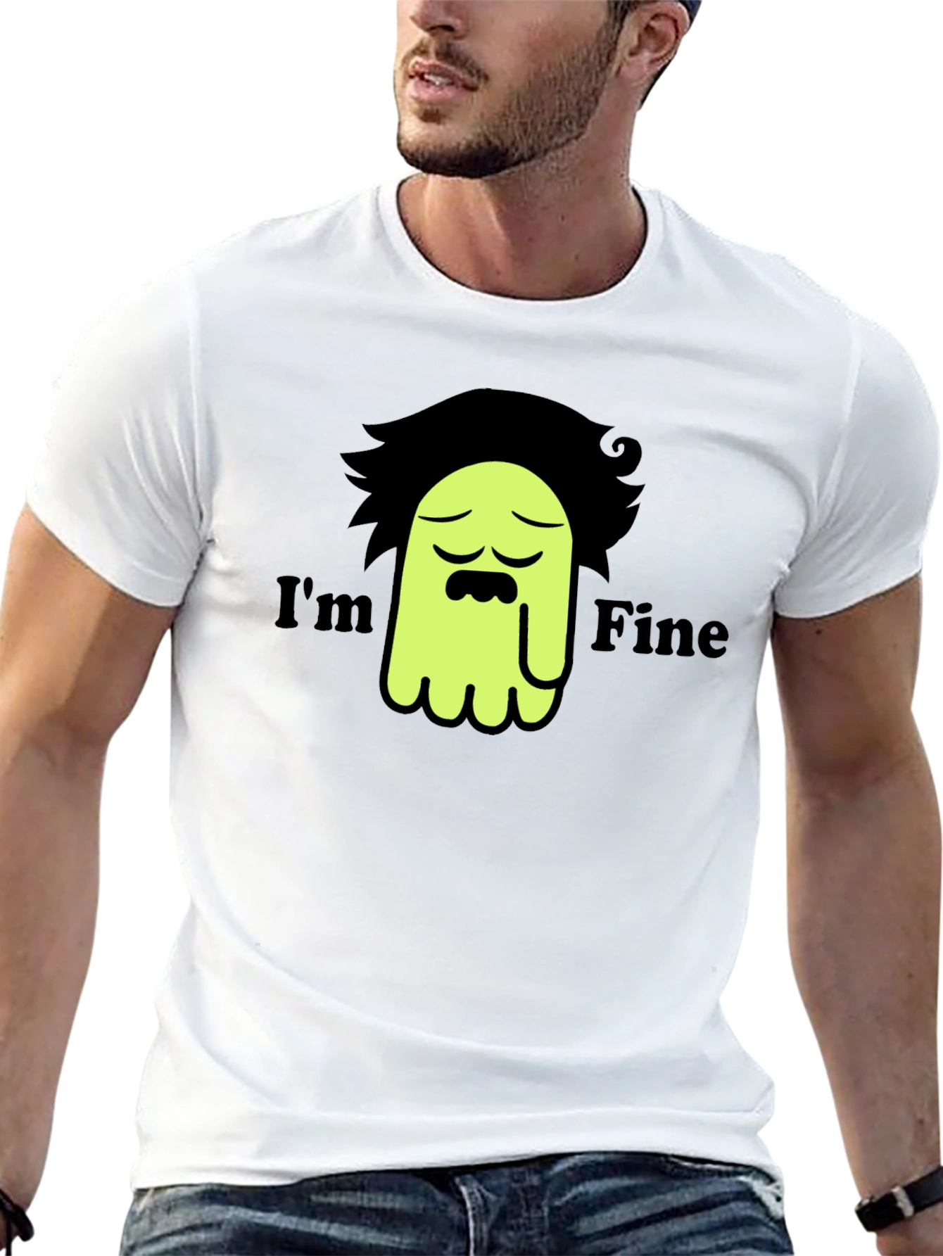 Im Fine Graphic T-Shirt - Black