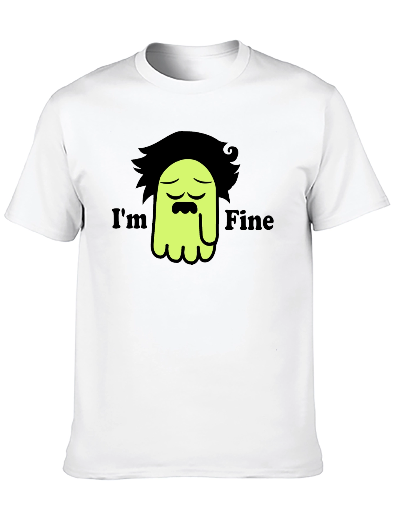Im Fine Graphic T-Shirt - Black