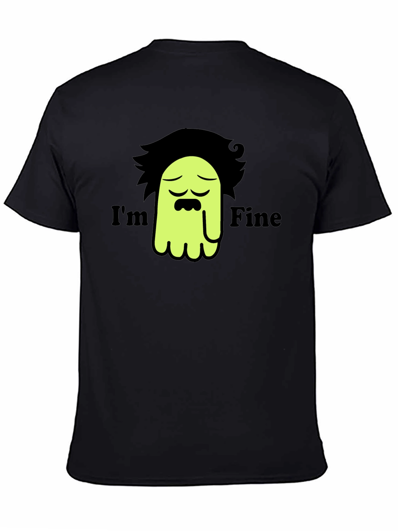 Im Fine Graphic T-Shirt - Black