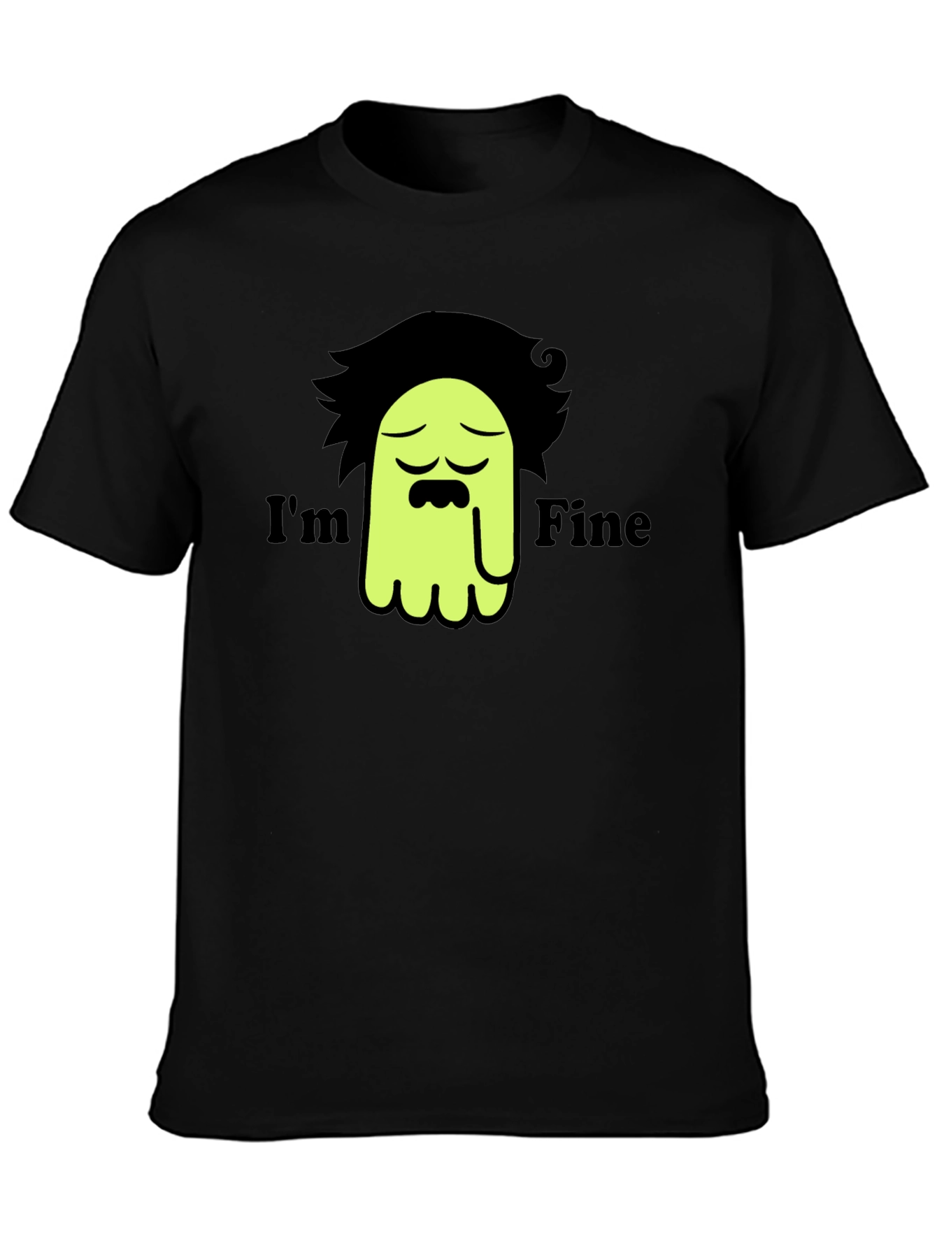 Im Fine Graphic T-Shirt - Black