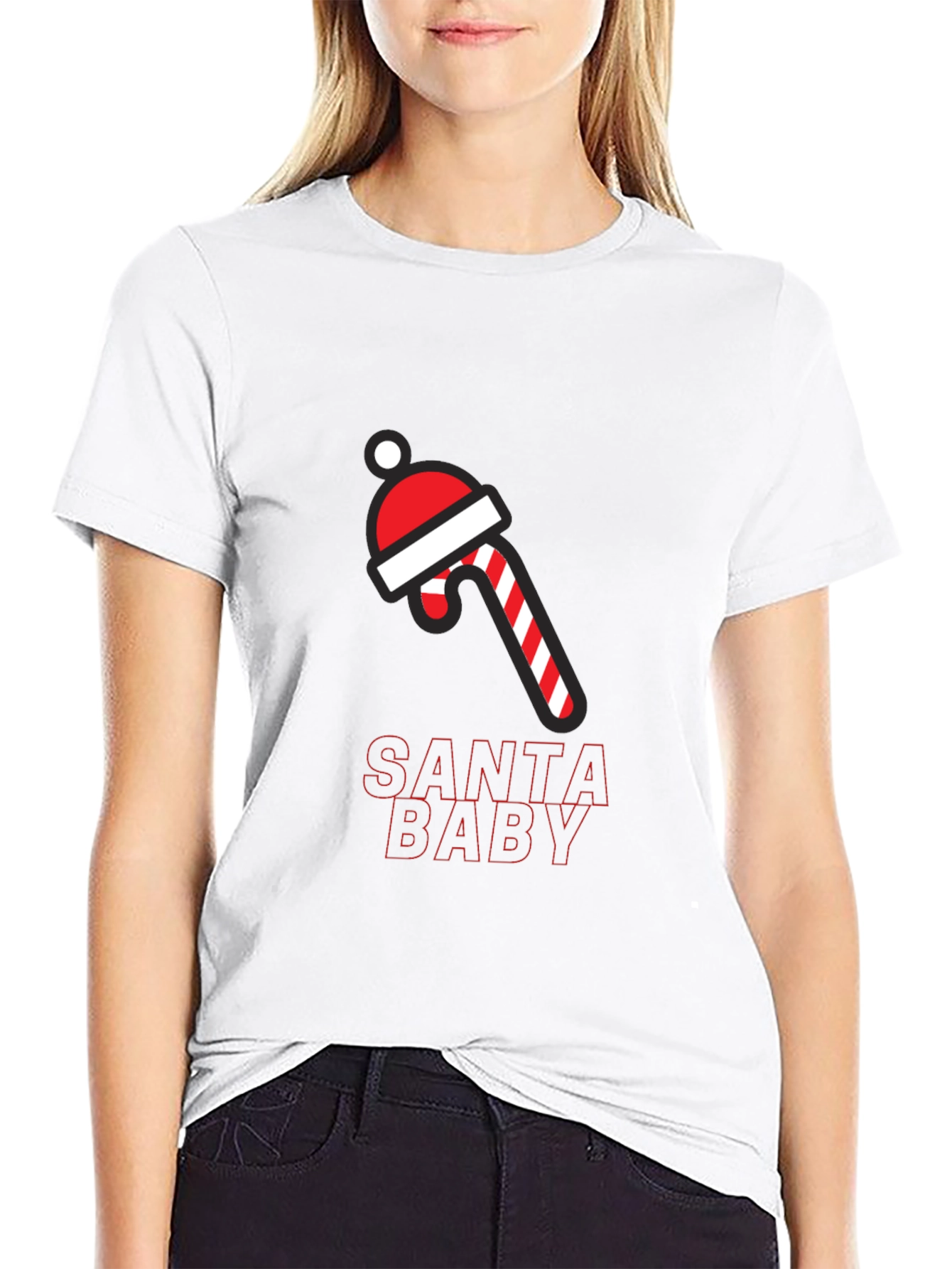 Santa Baby Holiday Graphic T-Shirt