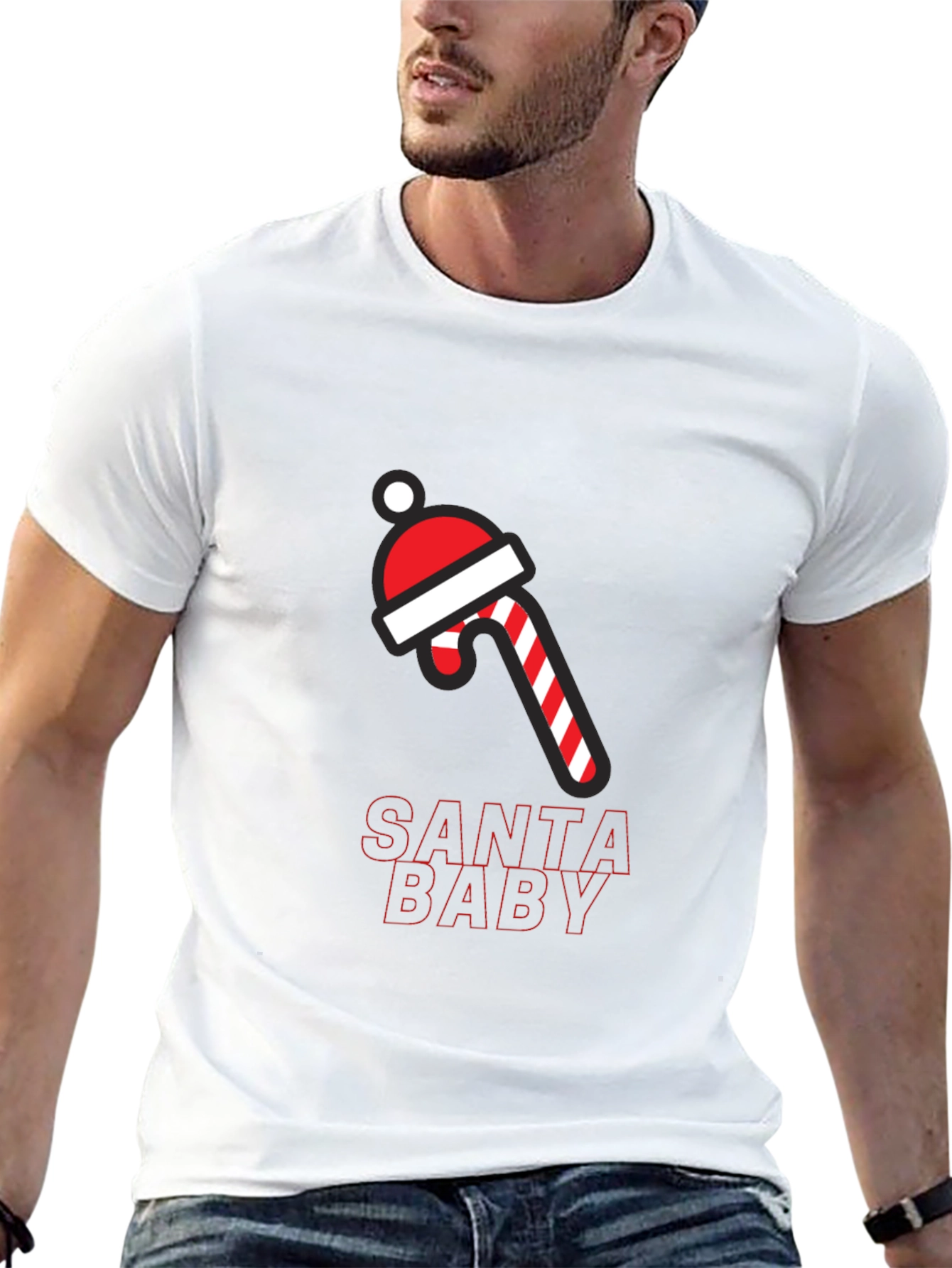 Santa Baby Holiday Graphic T-Shirt