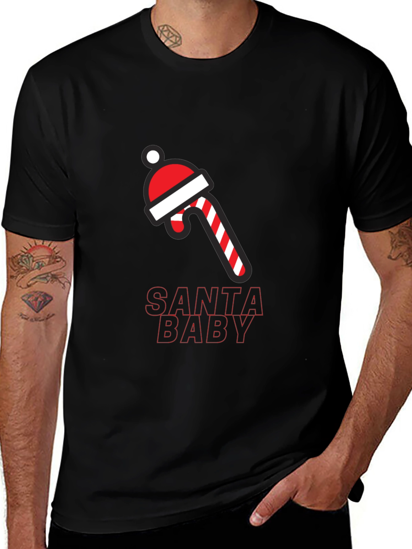 Santa Baby Holiday Graphic T-Shirt