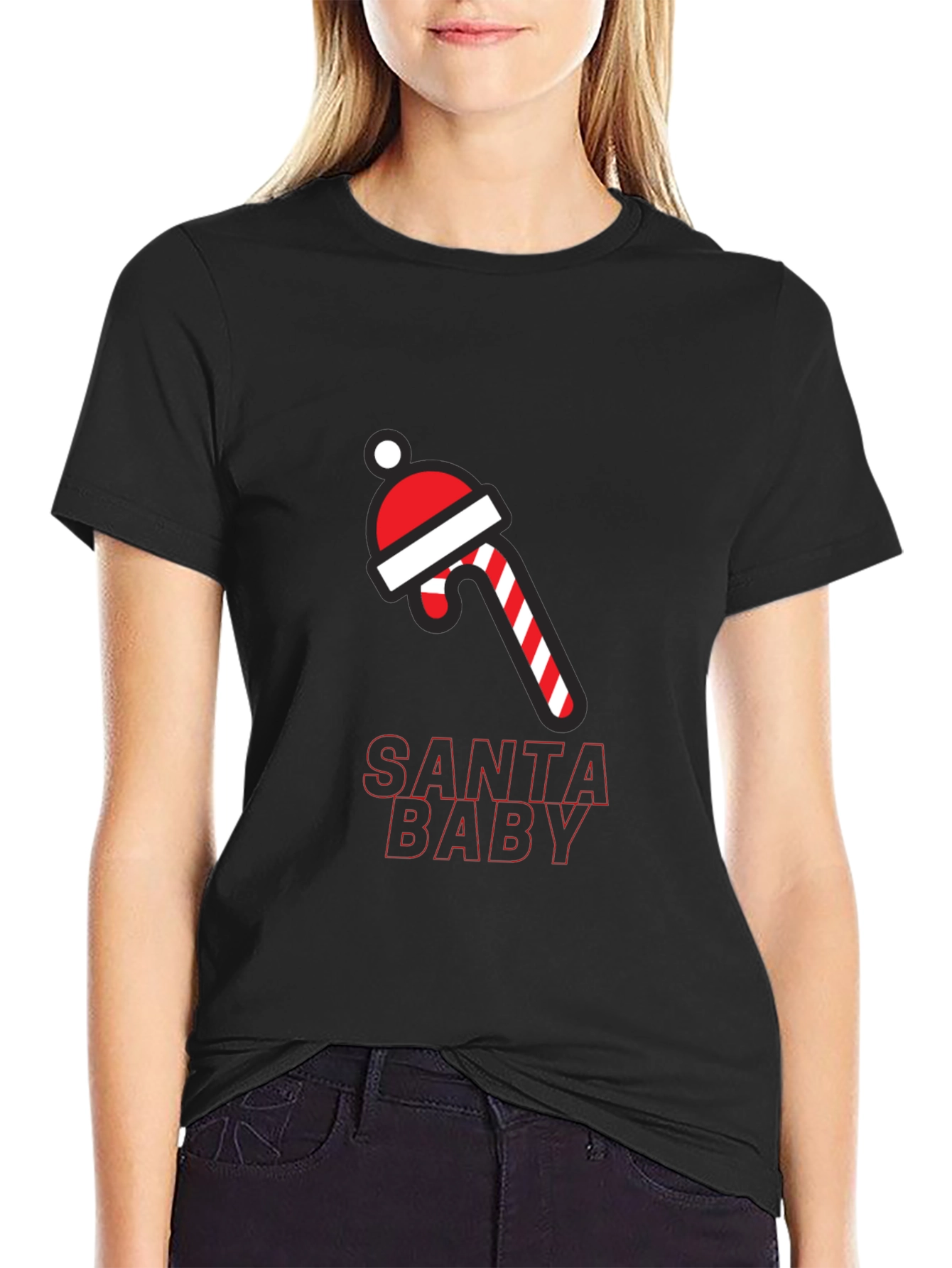 Santa Baby Holiday Graphic T-Shirt