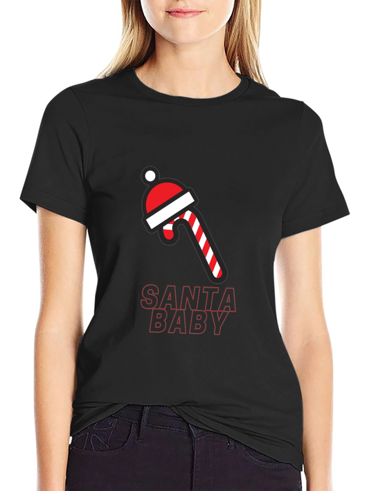 Santa Baby Holiday Graphic T-Shirt