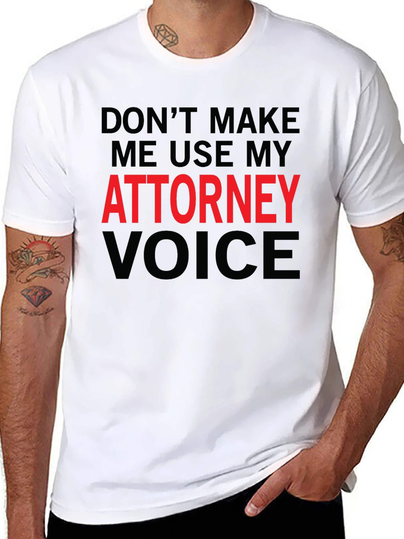 Attorney Voice Novelty Graphic T-Shirt