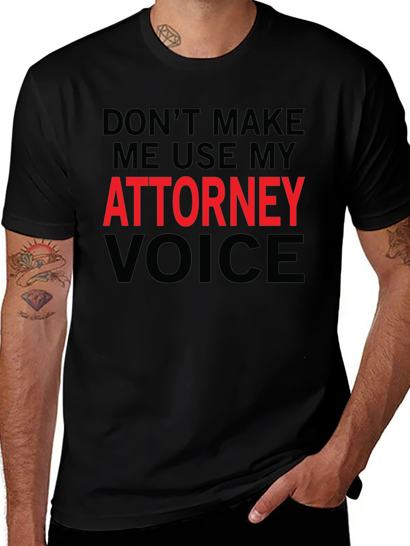 Attorney Voice Novelty Graphic T-Shirt