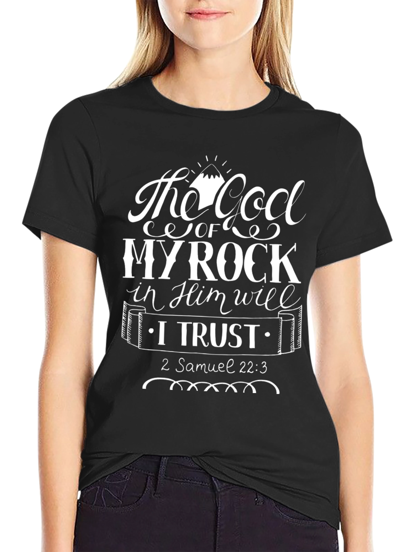 Faith-Based T-Shirt - God of My Rock