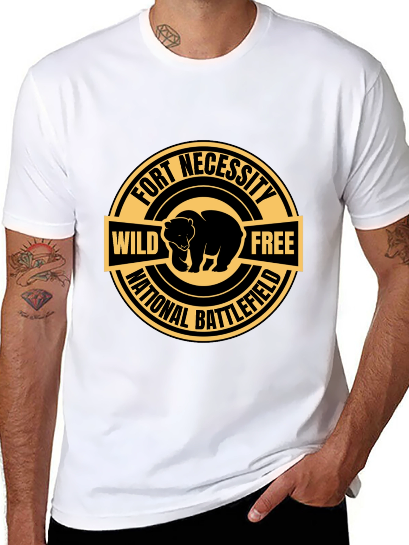 Fort Necessity Wild Free Bear T-Shirt