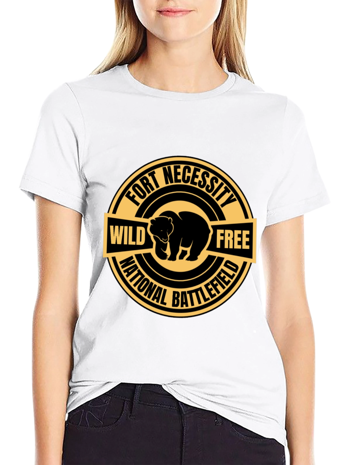 Fort Necessity Wild Free Bear T-Shirt