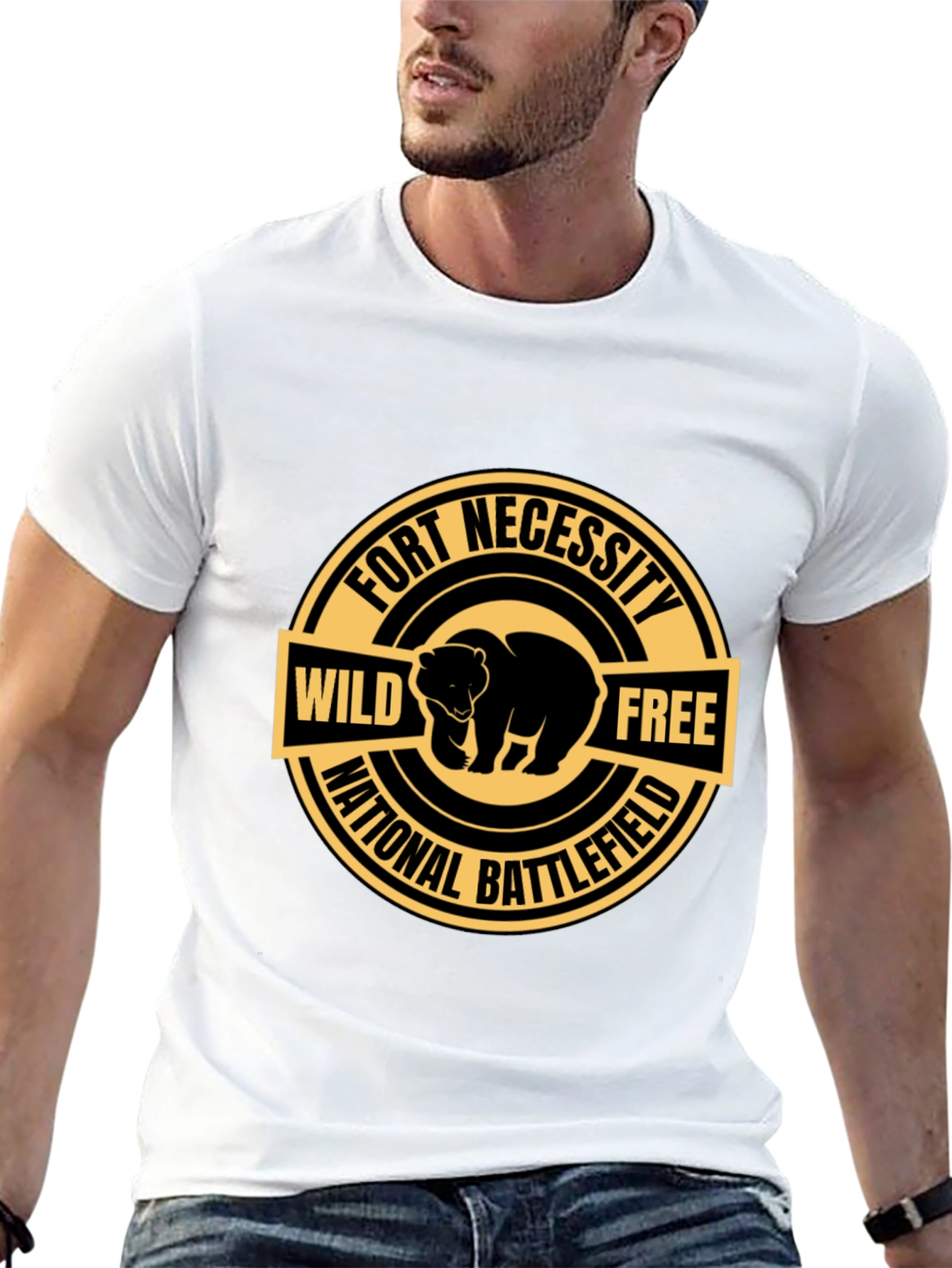 Fort Necessity Wild Free Bear T-Shirt