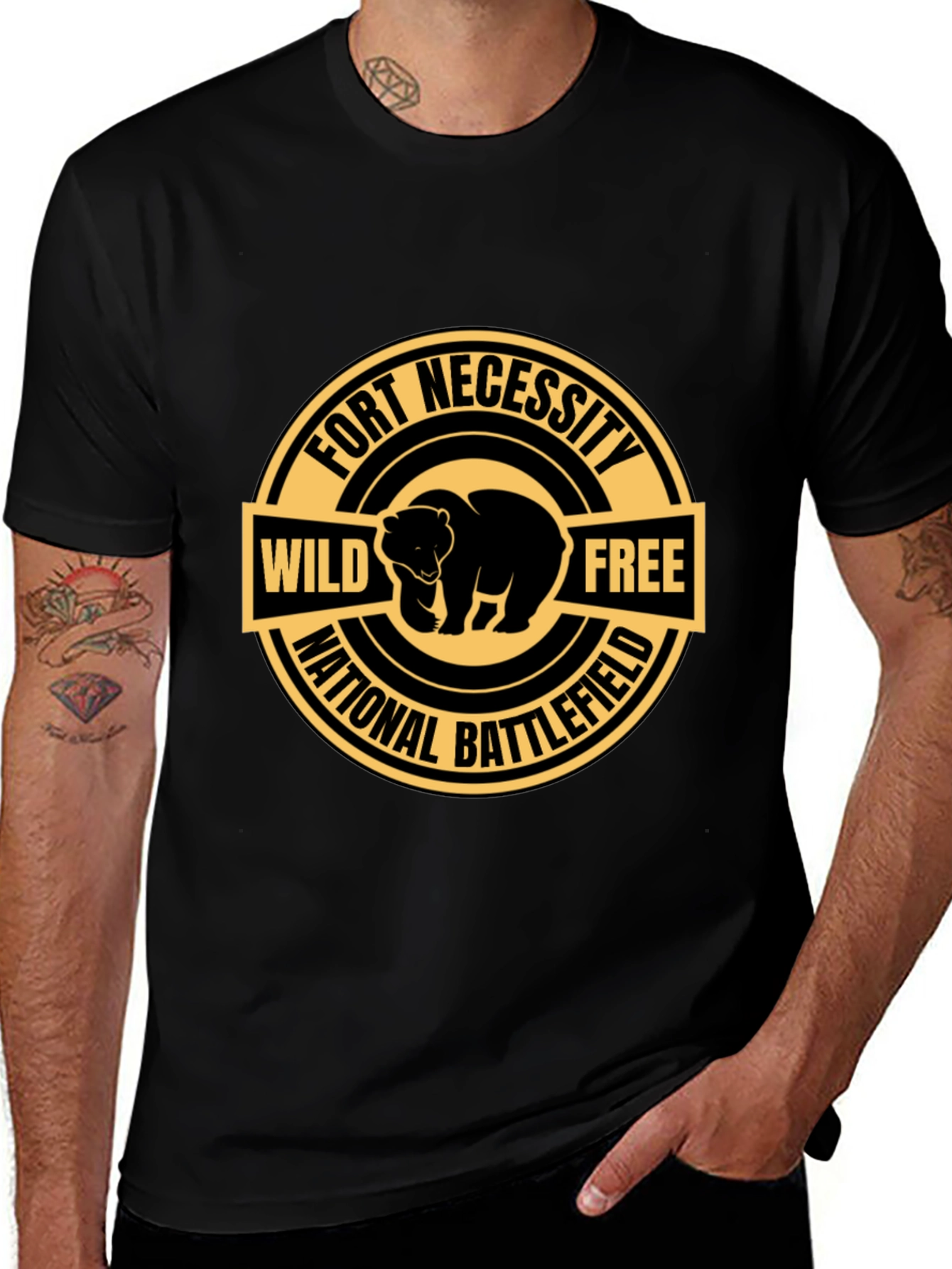 Fort Necessity Wild Free Bear T-Shirt