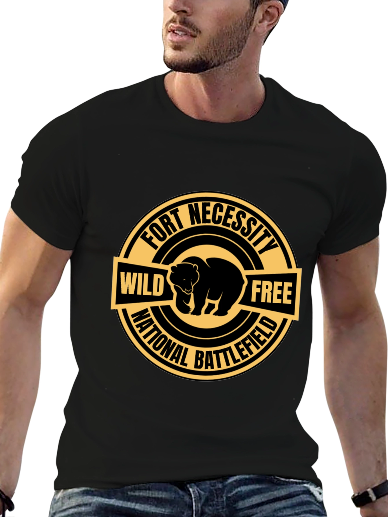 Fort Necessity Wild Free Bear T-Shirt