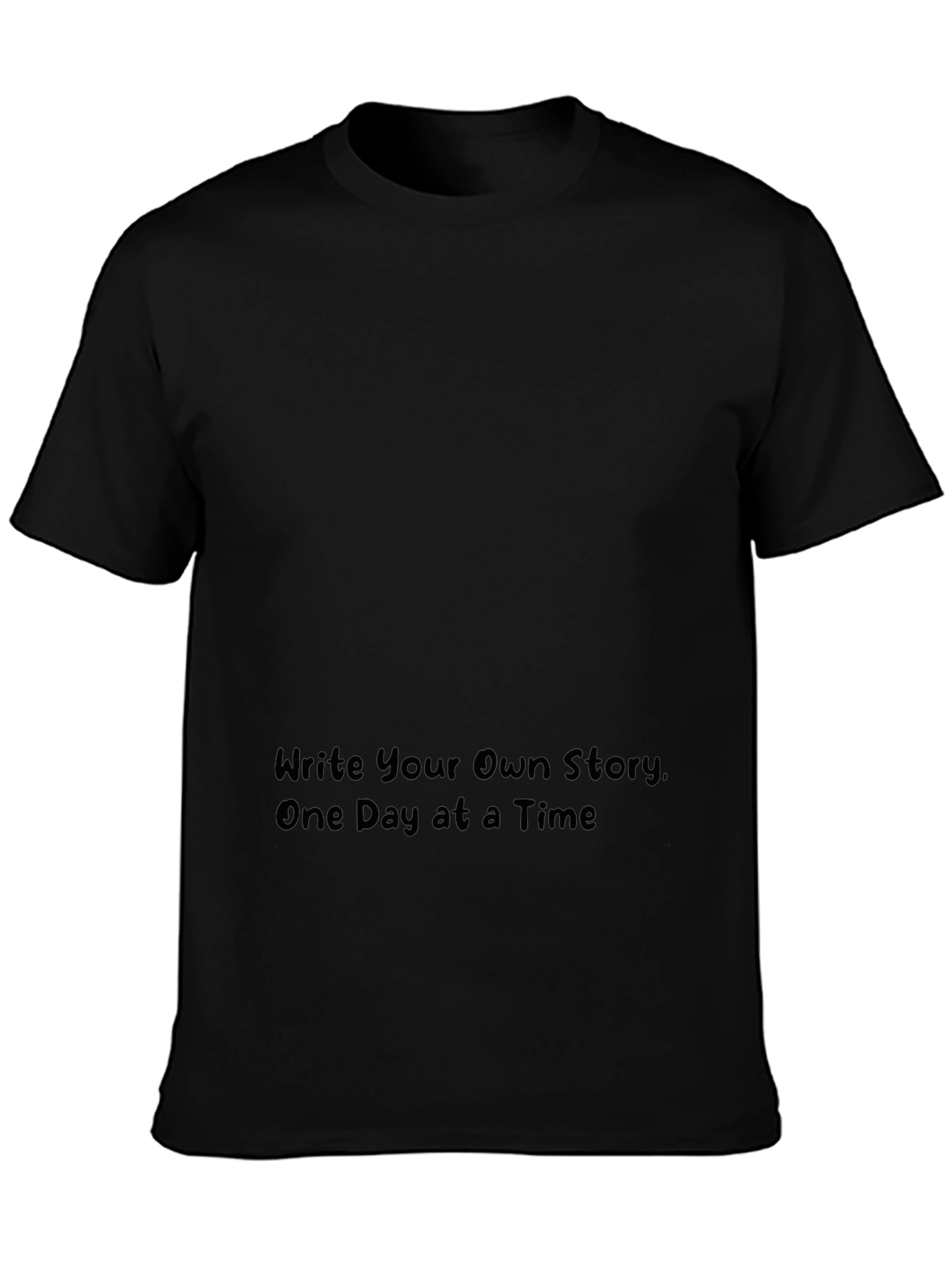 Write Your Own Story Black T-Shirt