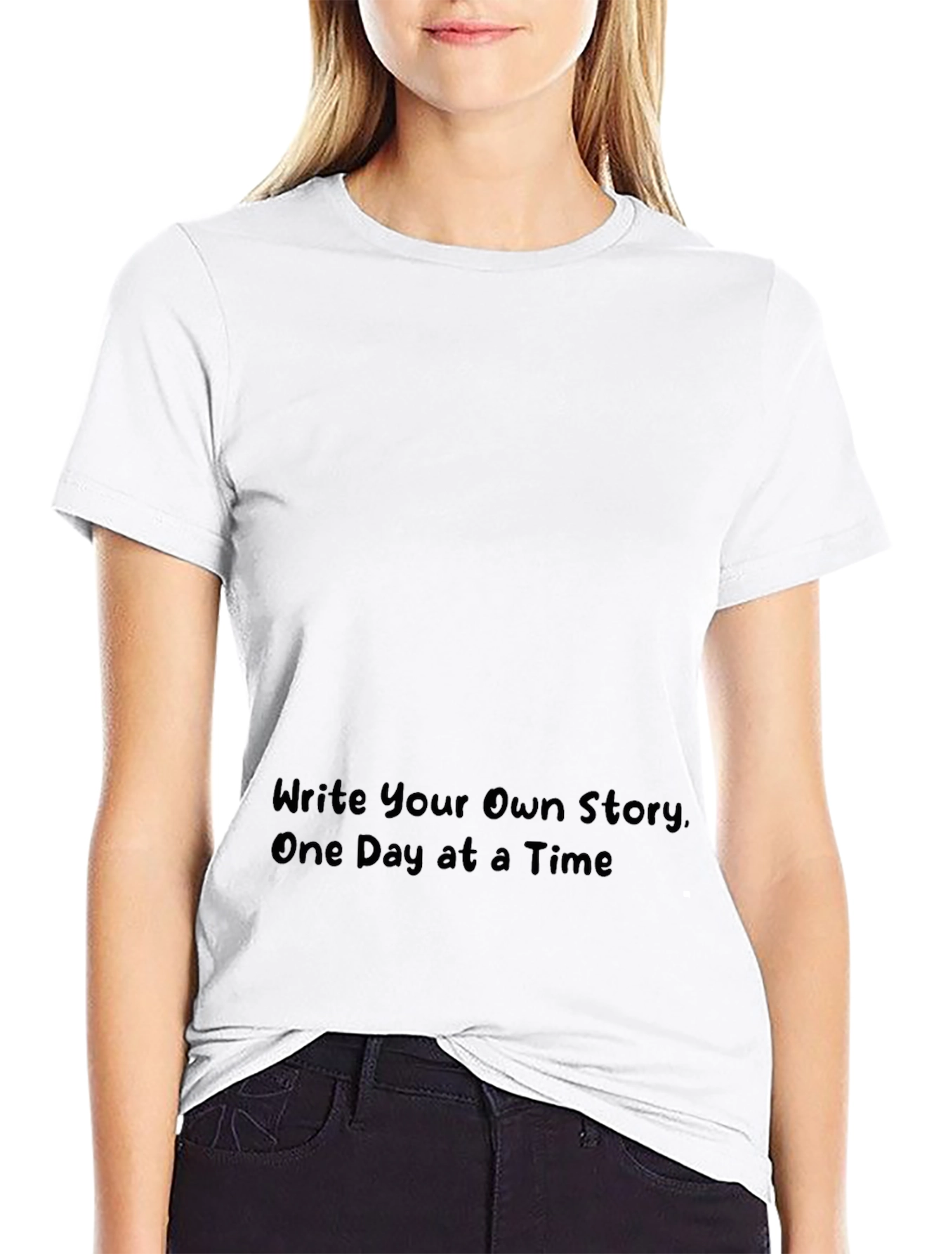 Write Your Own Story Black T-Shirt