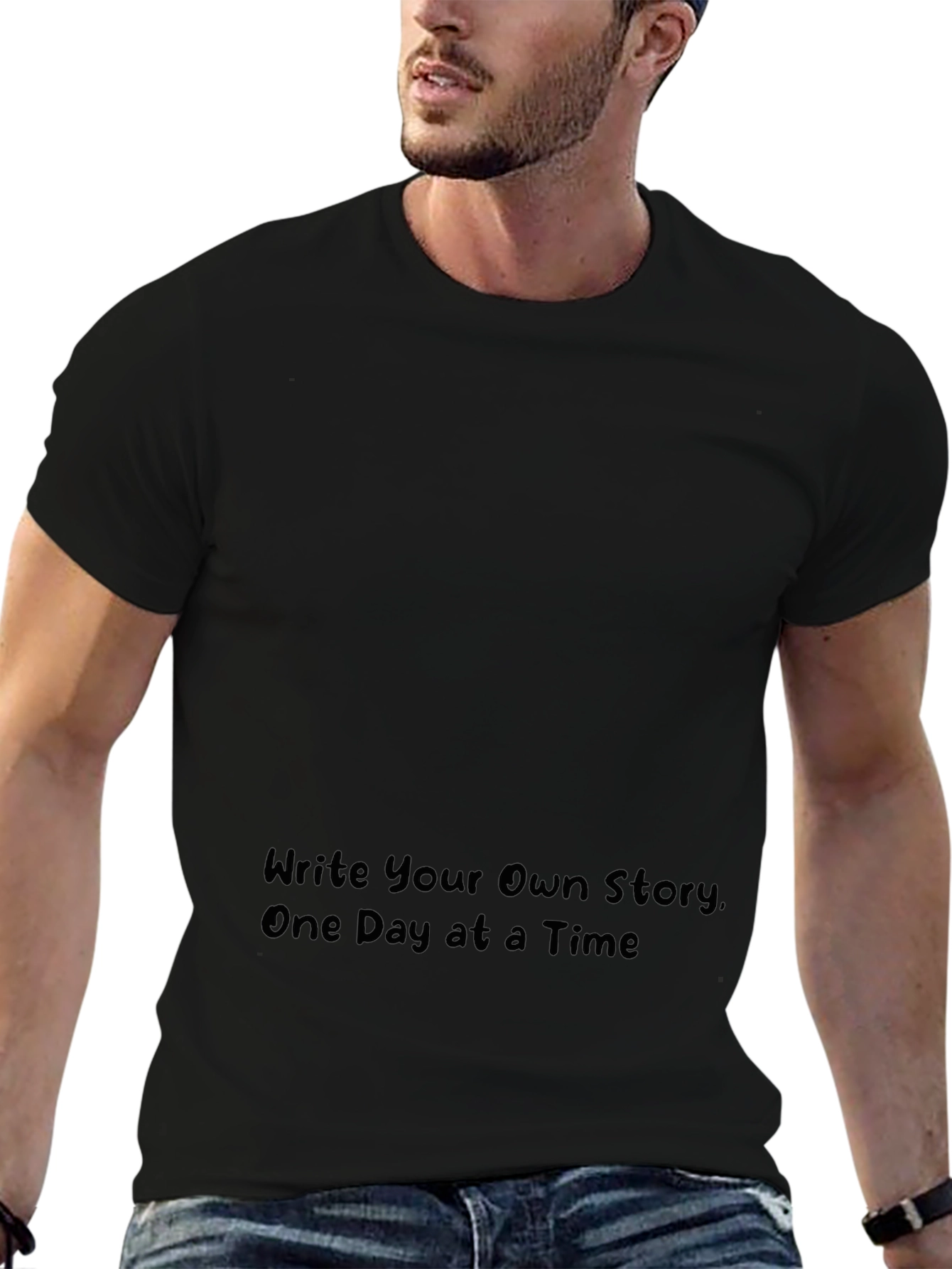 Write Your Own Story Black T-Shirt