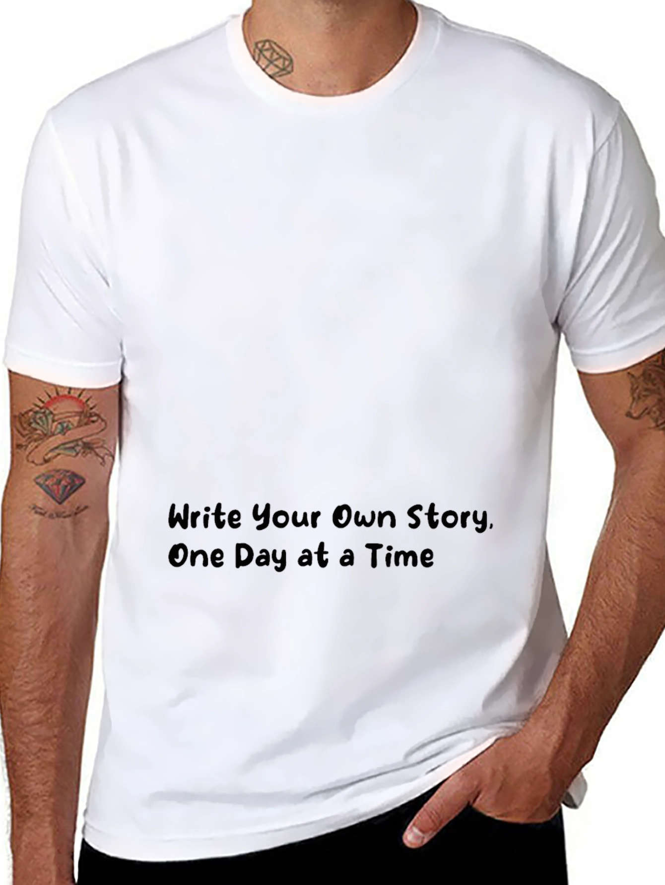 Write Your Own Story Black T-Shirt