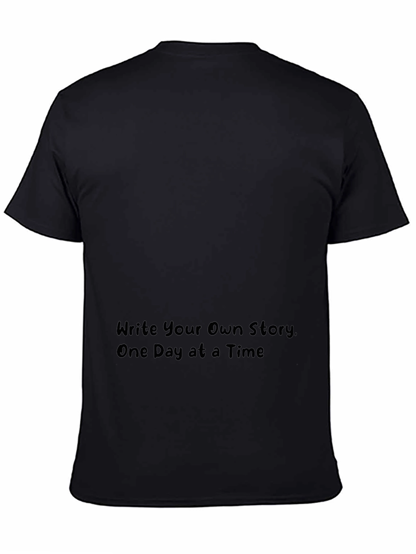 Write Your Own Story Black T-Shirt