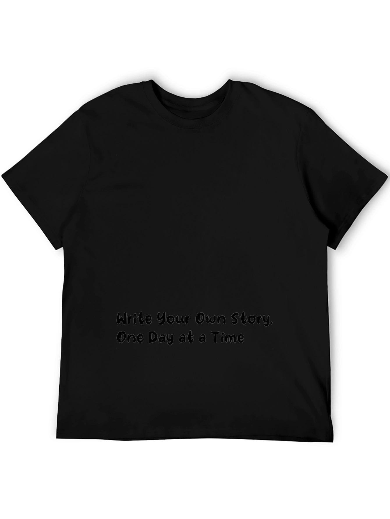 Write Your Own Story Black T-Shirt