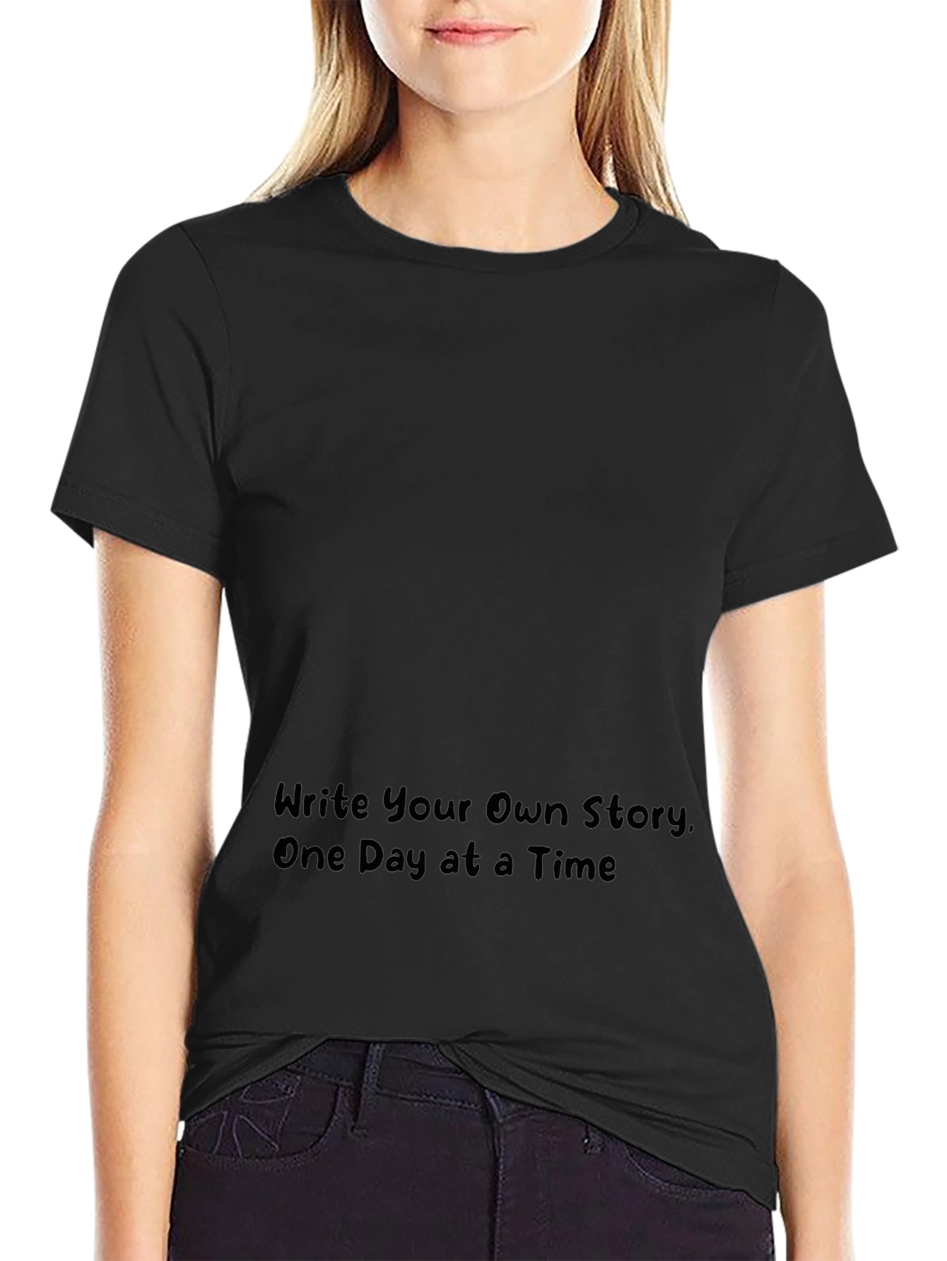 Write Your Own Story Black T-Shirt
