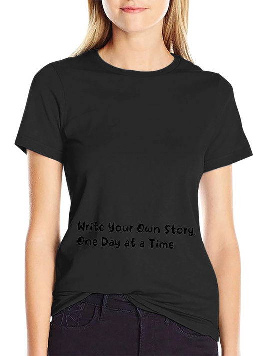 Write Your Own Story Black T-Shirt