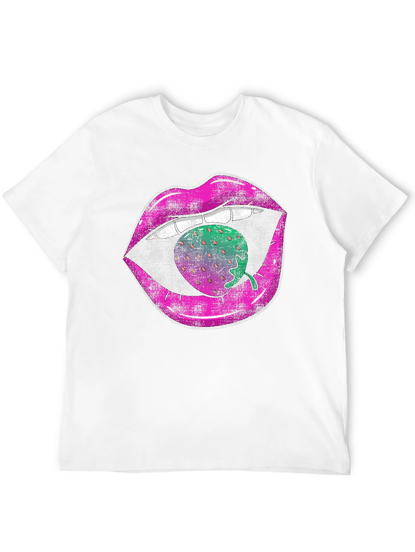 Strawberry Lips Graphic T-Shirt