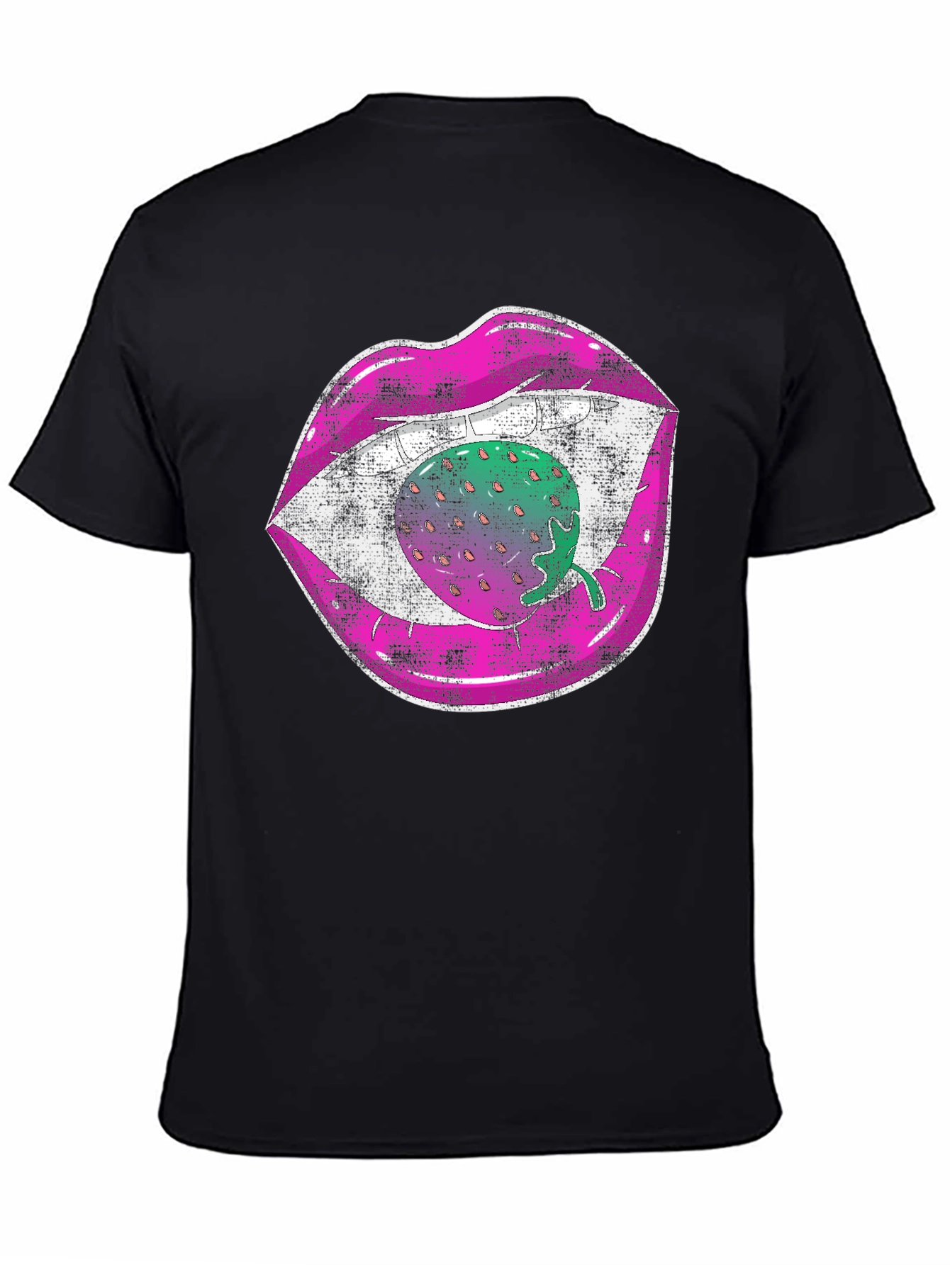 Strawberry Lips Graphic T-Shirt