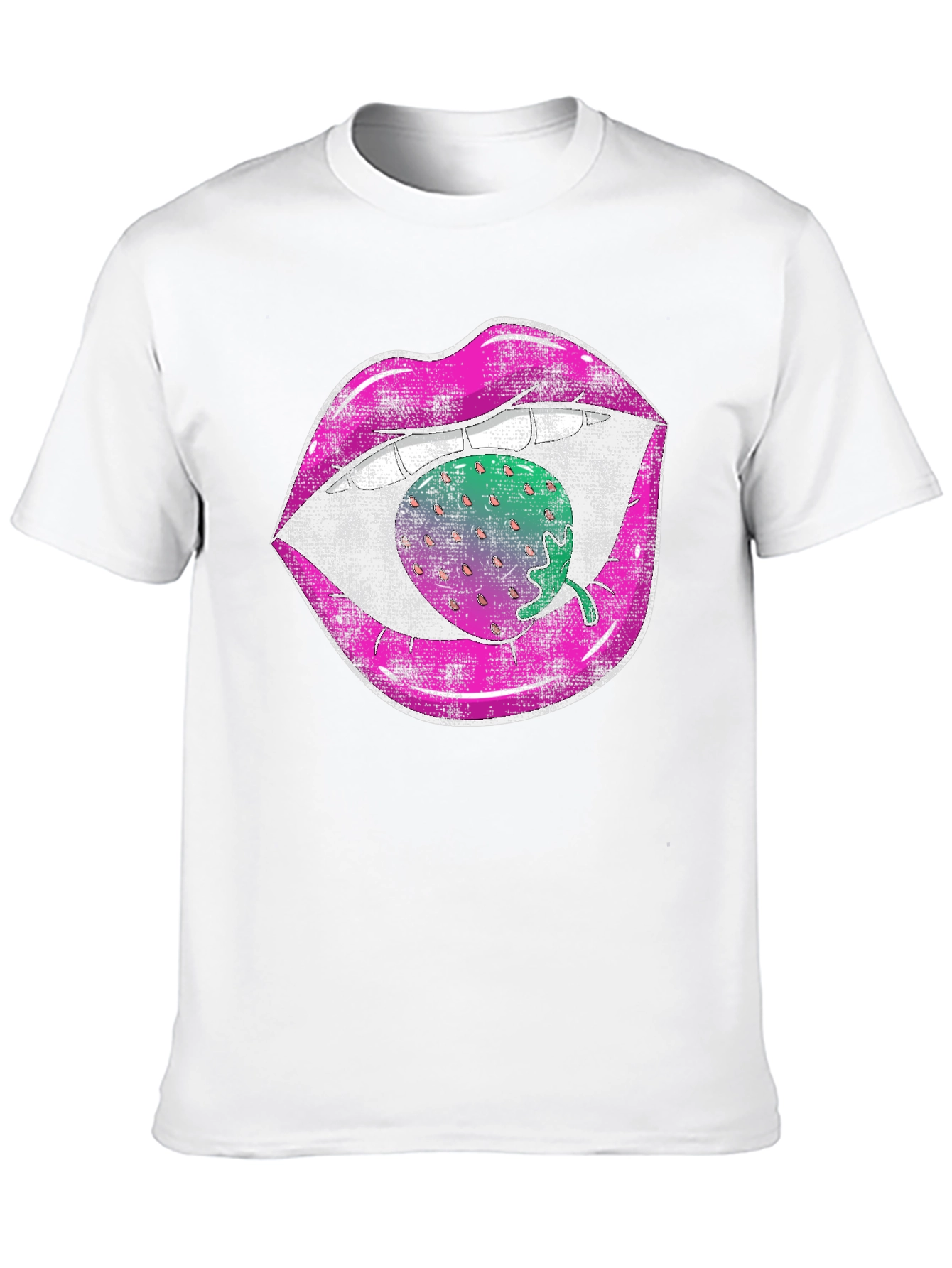 Strawberry Lips Graphic T-Shirt