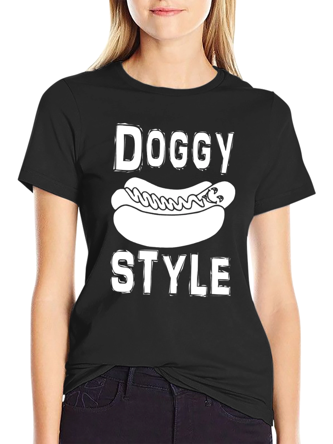 Doggy Style Graphic Tee - Funny Novelty T-Shirt