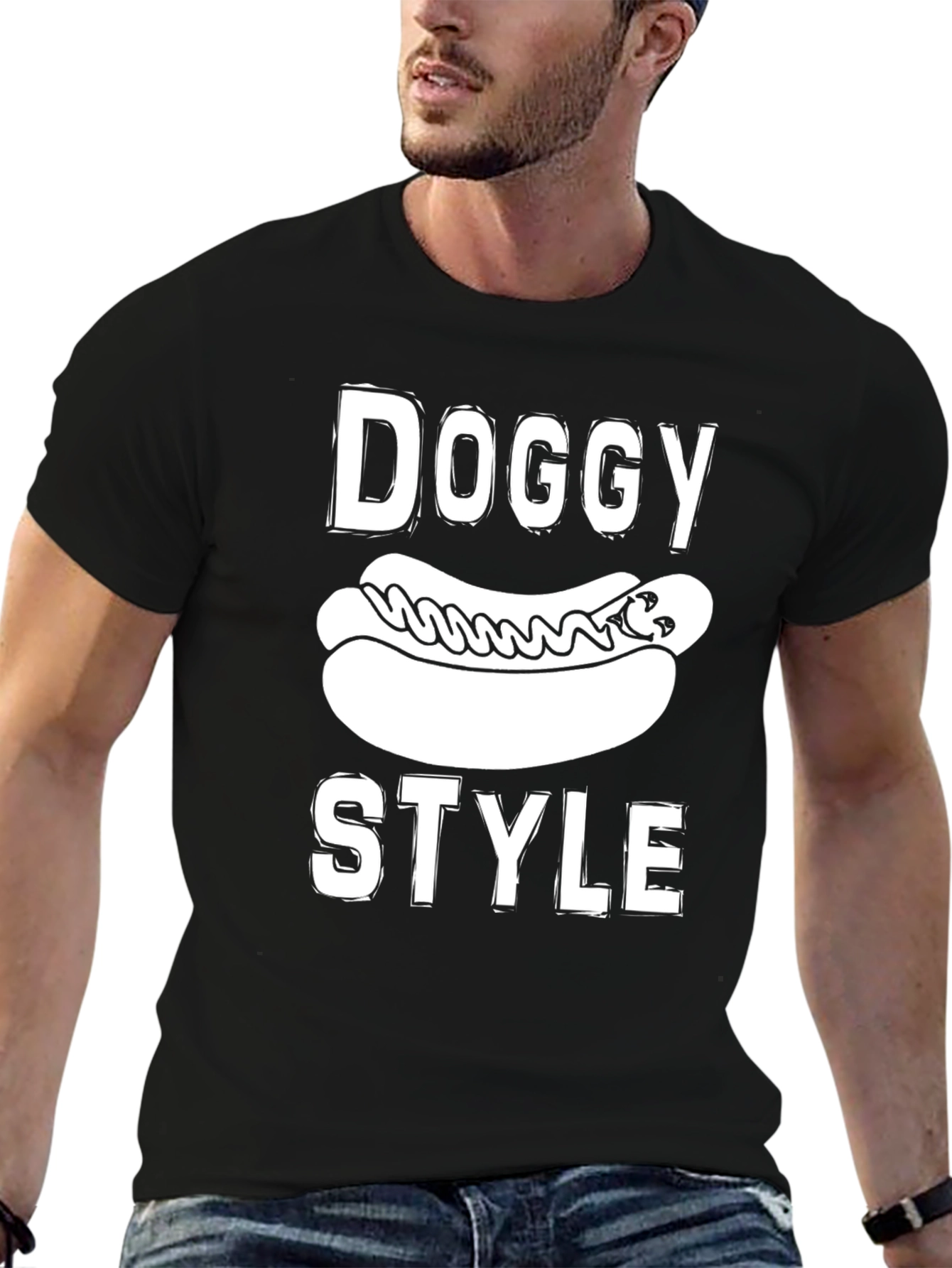 Doggy Style Graphic Tee - Funny Novelty T-Shirt