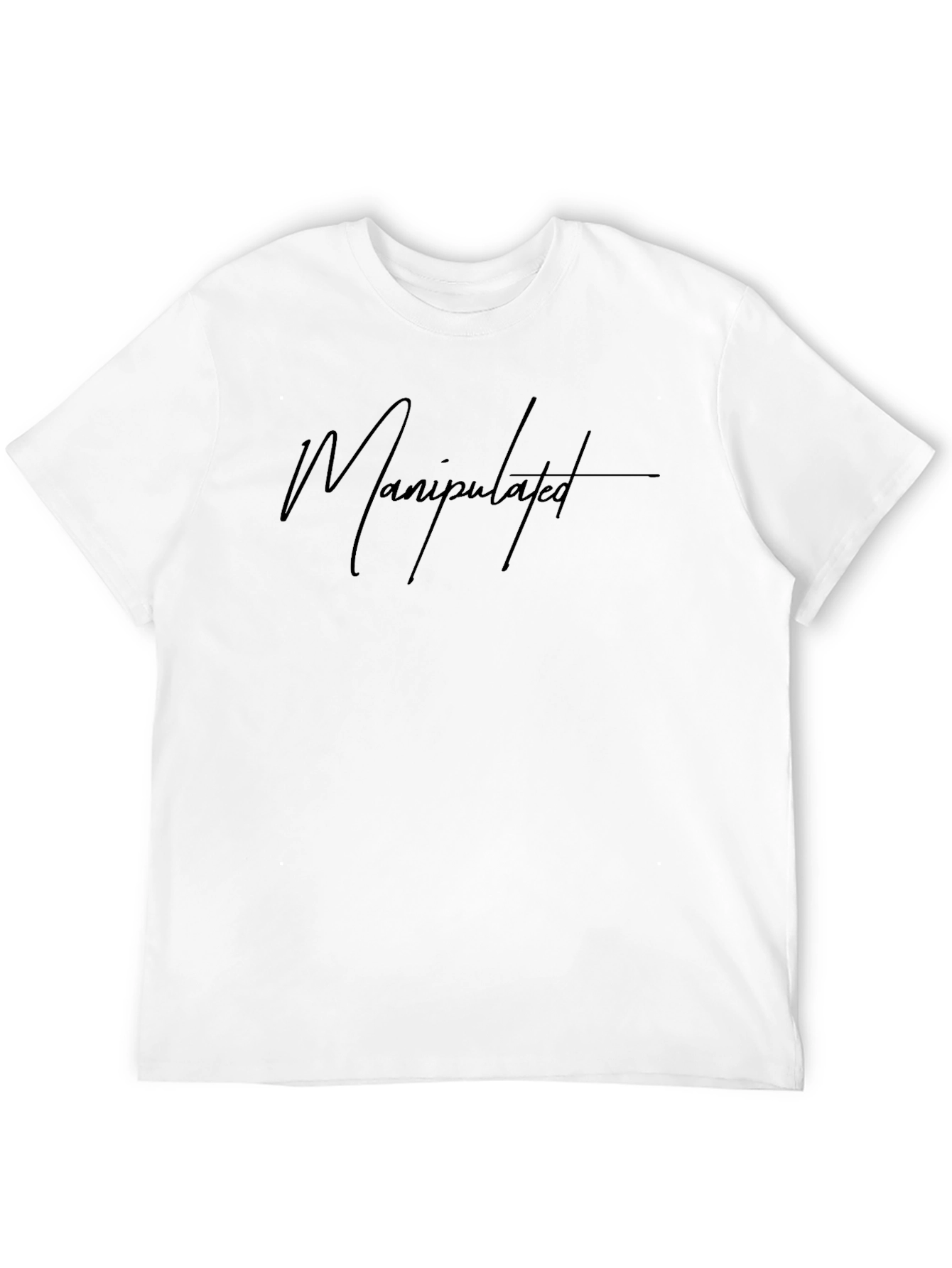 Manipulated Black T-Shirt - Stylish & Edgy