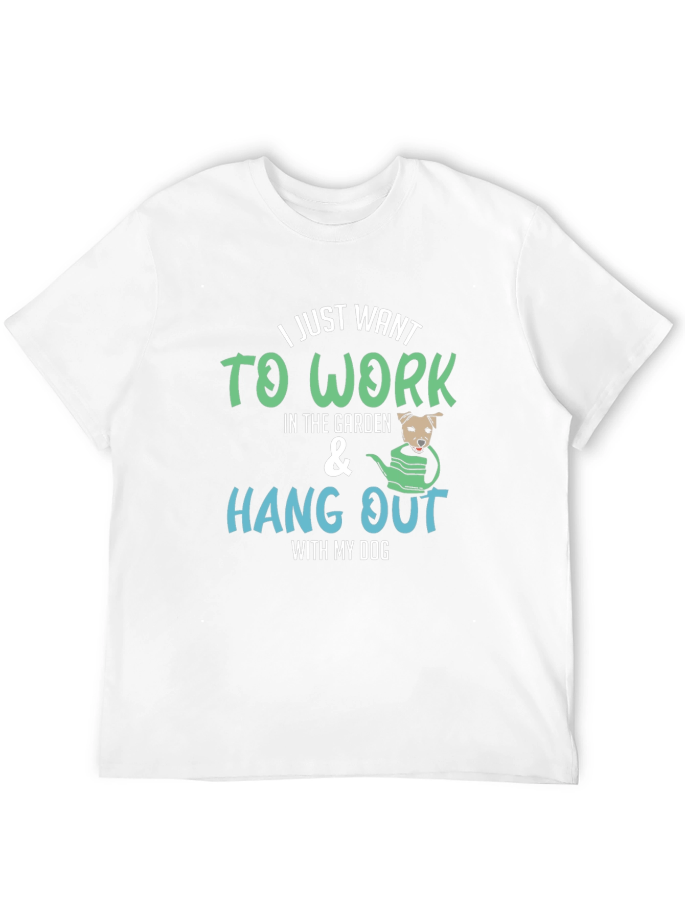 Gardening Dog T-Shirt - Work in the Garden