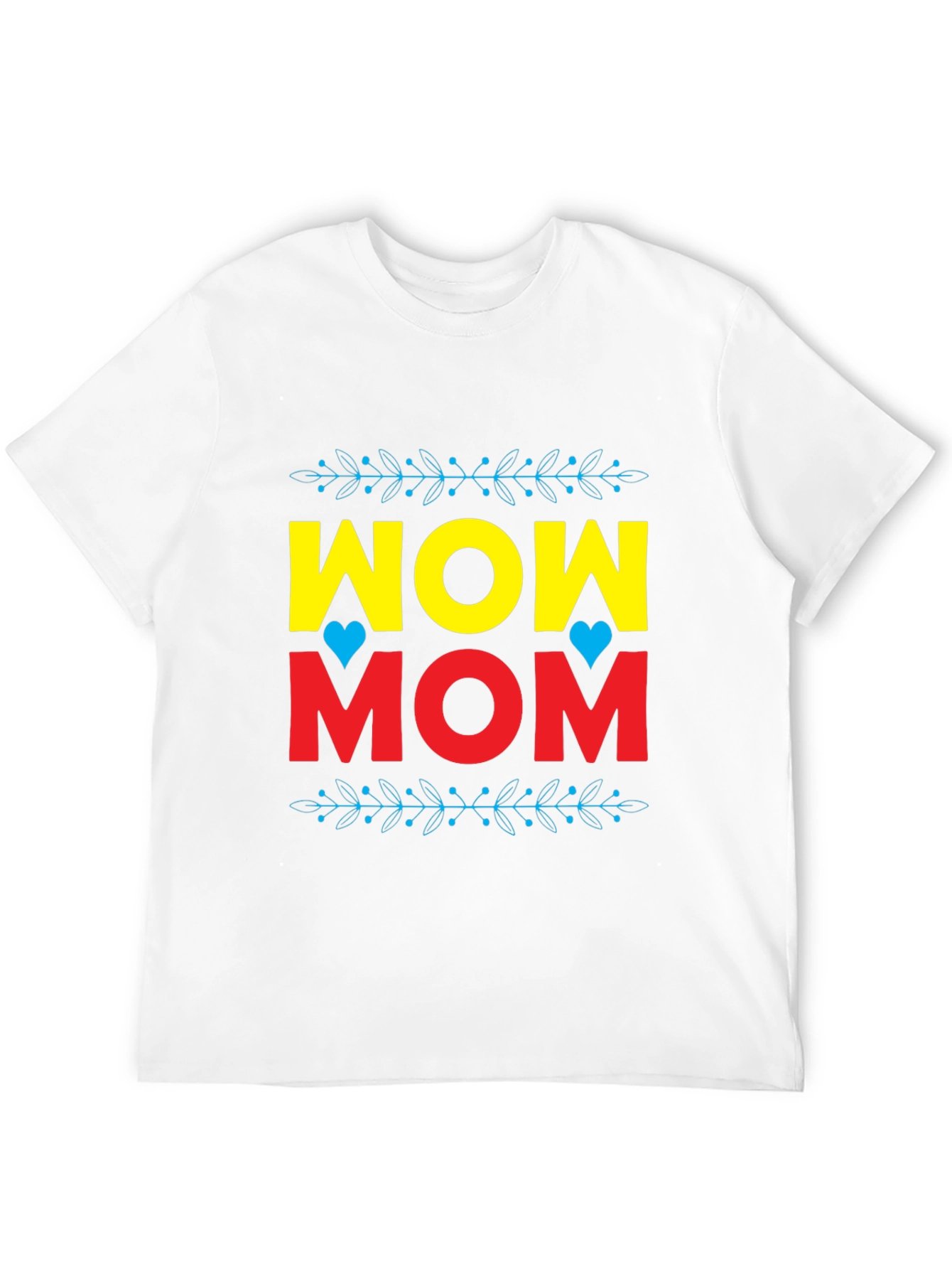WOW MOM Graphic Tee - Mothers Day Gift