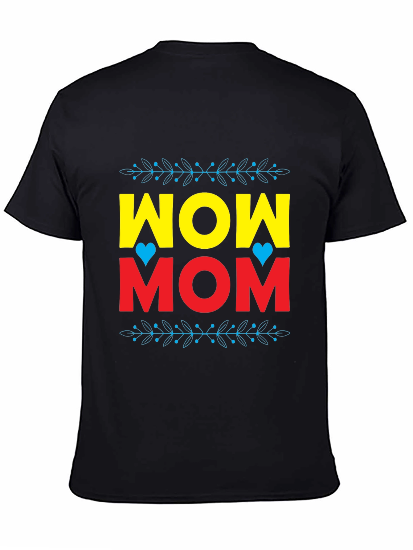 WOW MOM Graphic Tee - Mothers Day Gift
