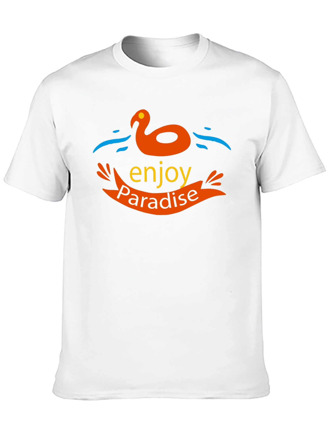Enjoy Paradise Black T-Shirt
