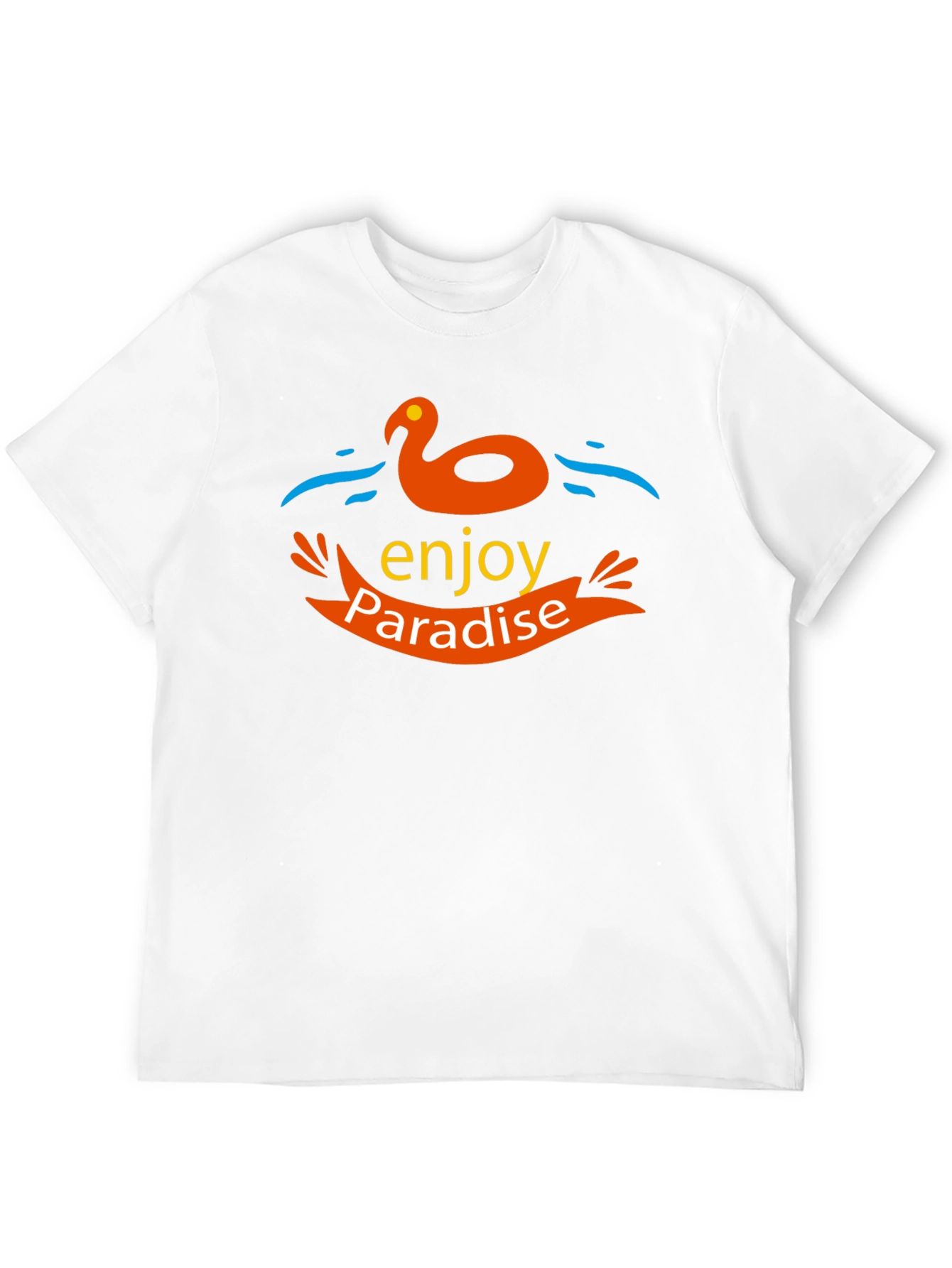 Enjoy Paradise Black T-Shirt