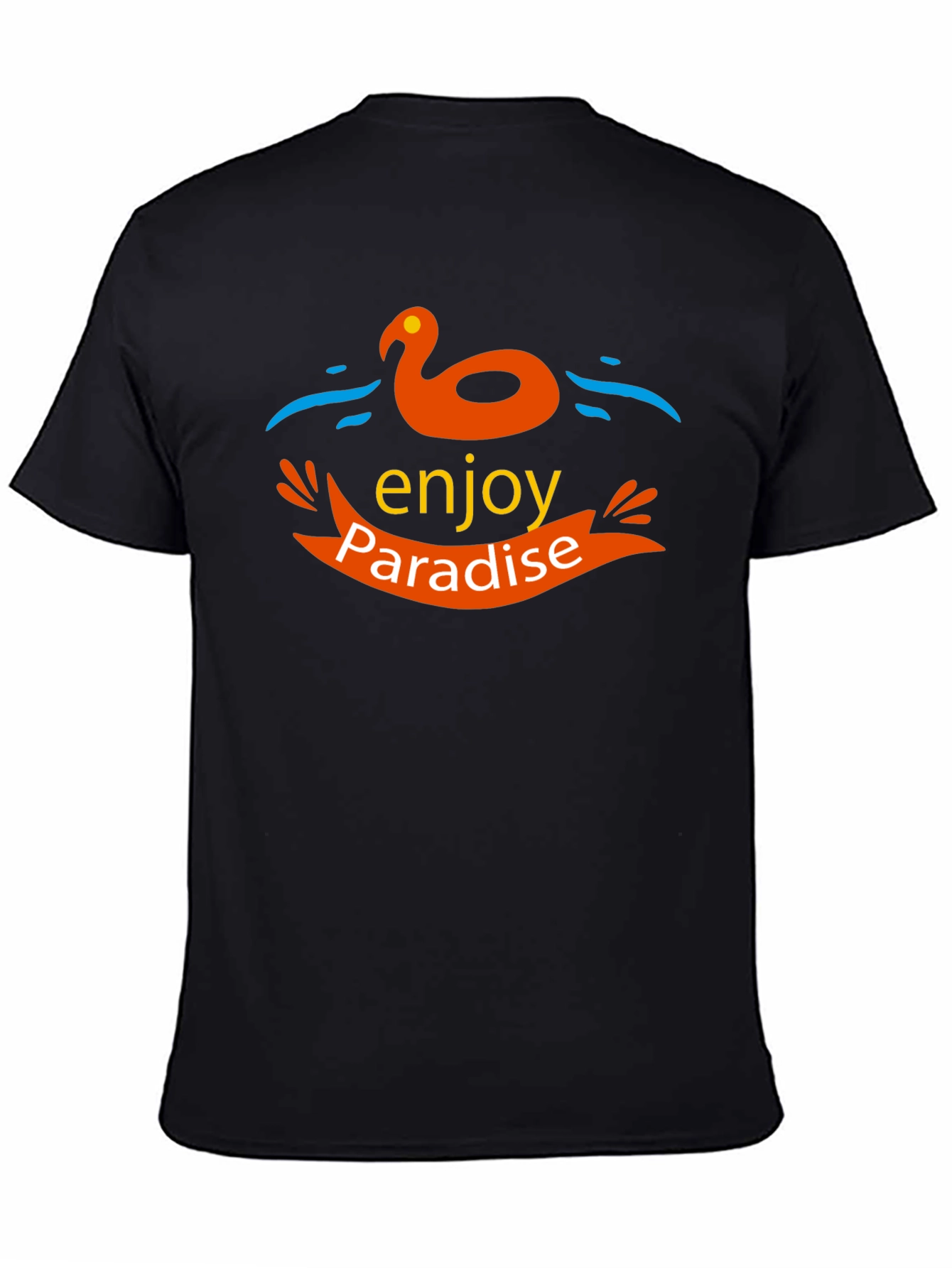 Enjoy Paradise Black T-Shirt