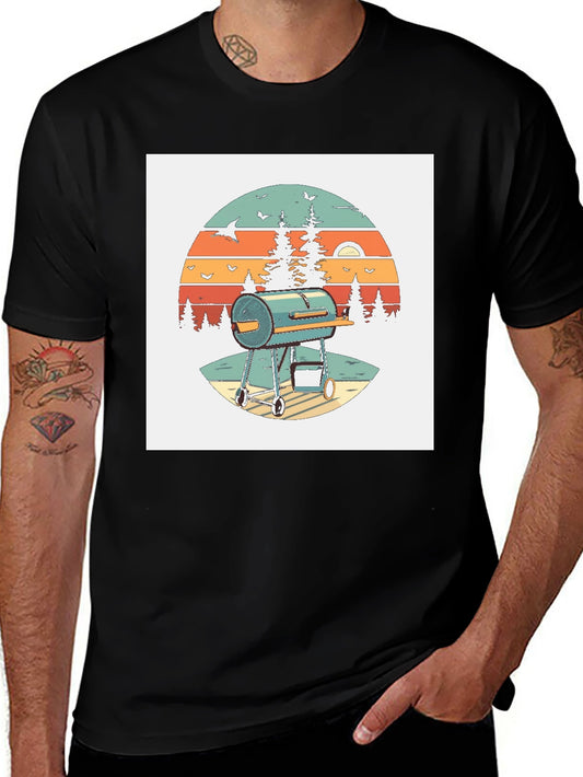 Retro BBQ Grill T-Shirt