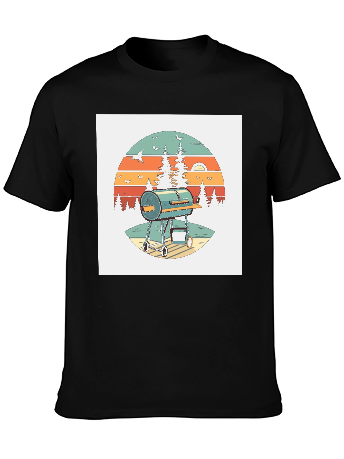 Retro BBQ Grill T-Shirt