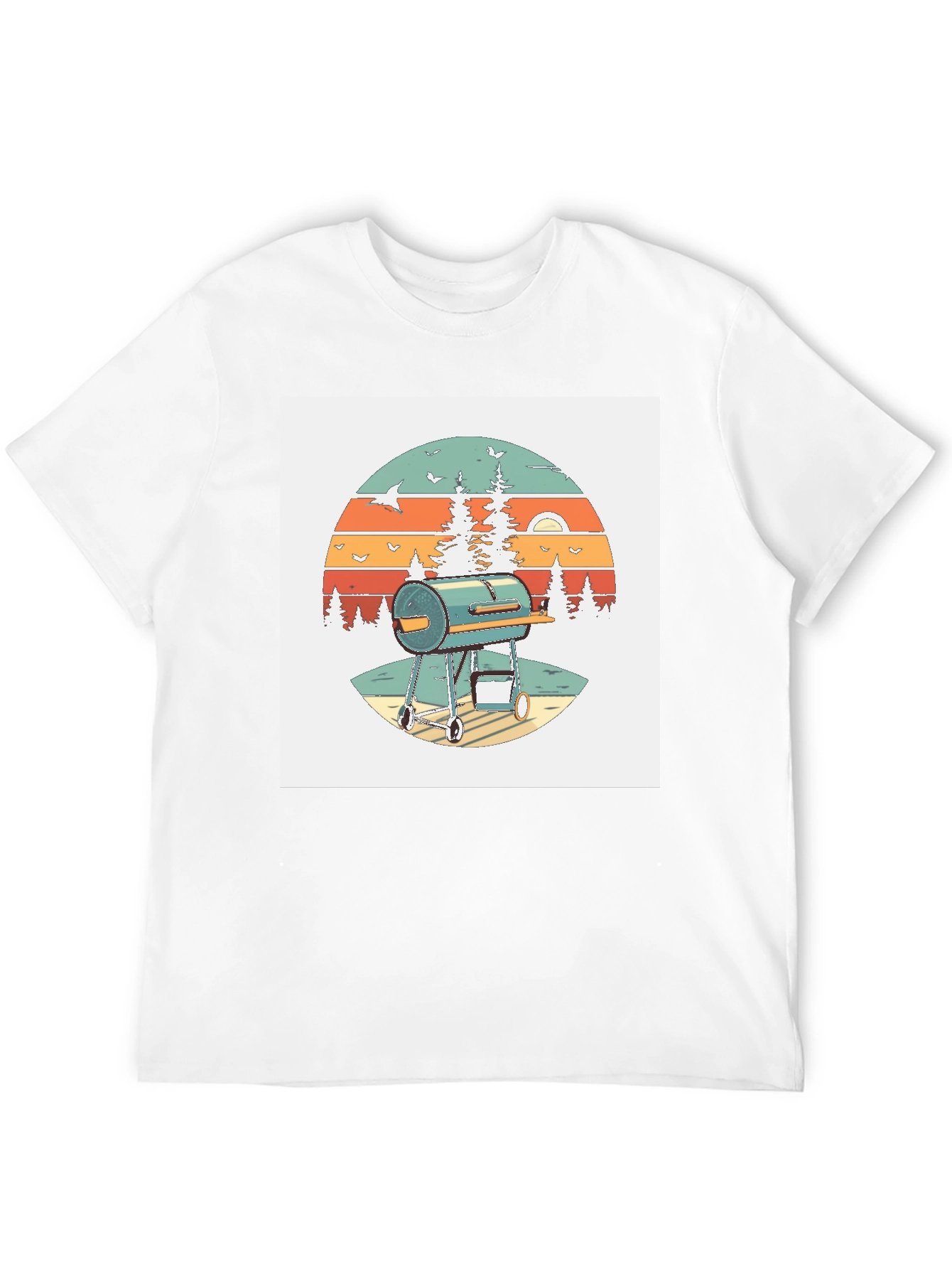 Retro BBQ Grill T-Shirt